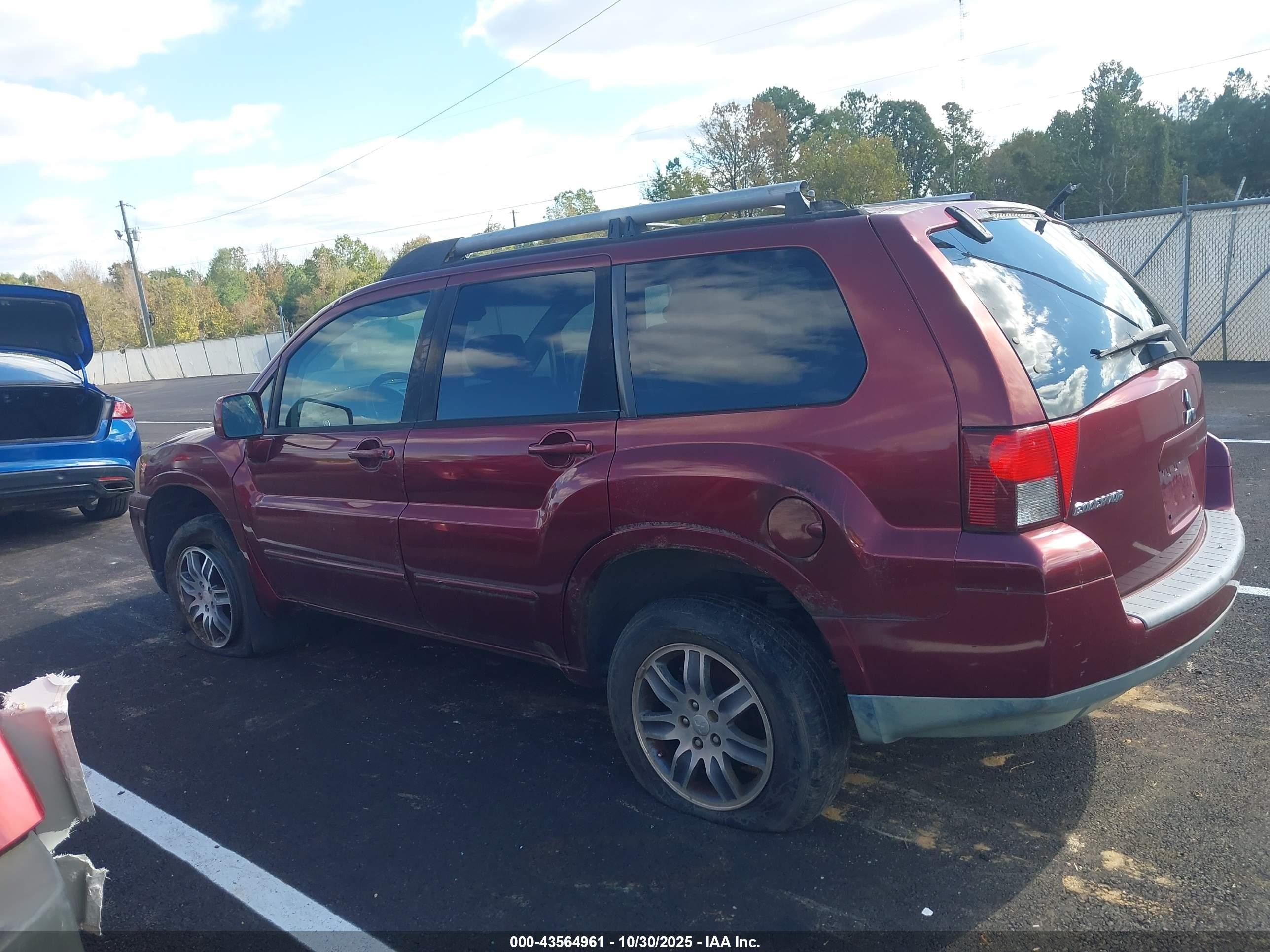 2006 Mitsubishi Endeavor Limited Red vin: 4A4MN41S96E077934