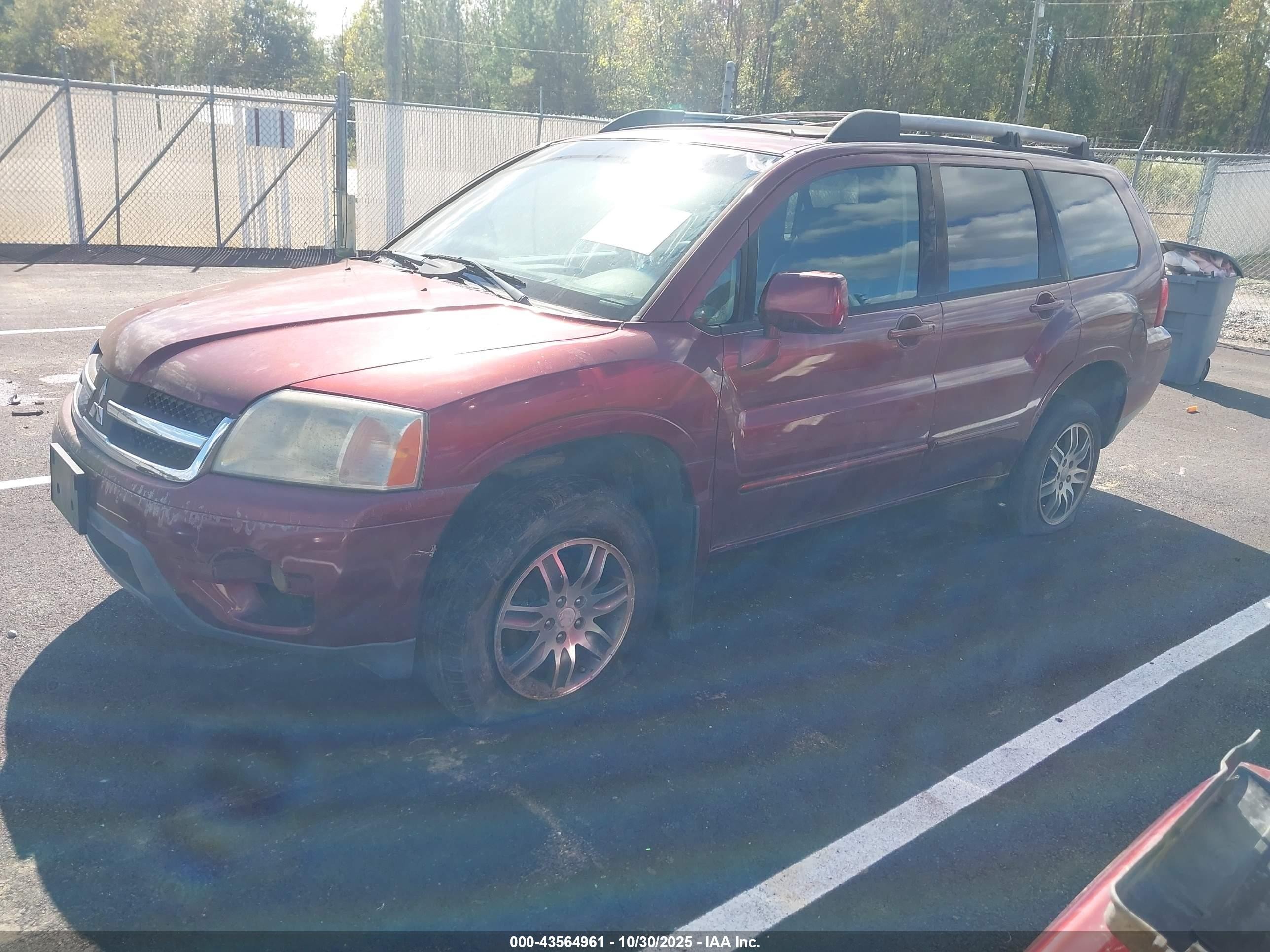 2006 Mitsubishi Endeavor Limited Red vin: 4A4MN41S96E077934