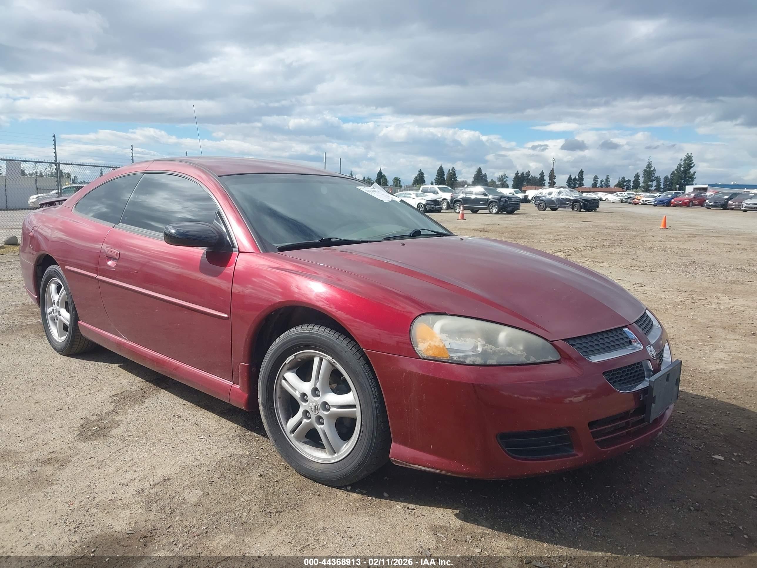 2004 Dodge Stratus Sxt Burgundy vin: 4B3AG42G54E091020