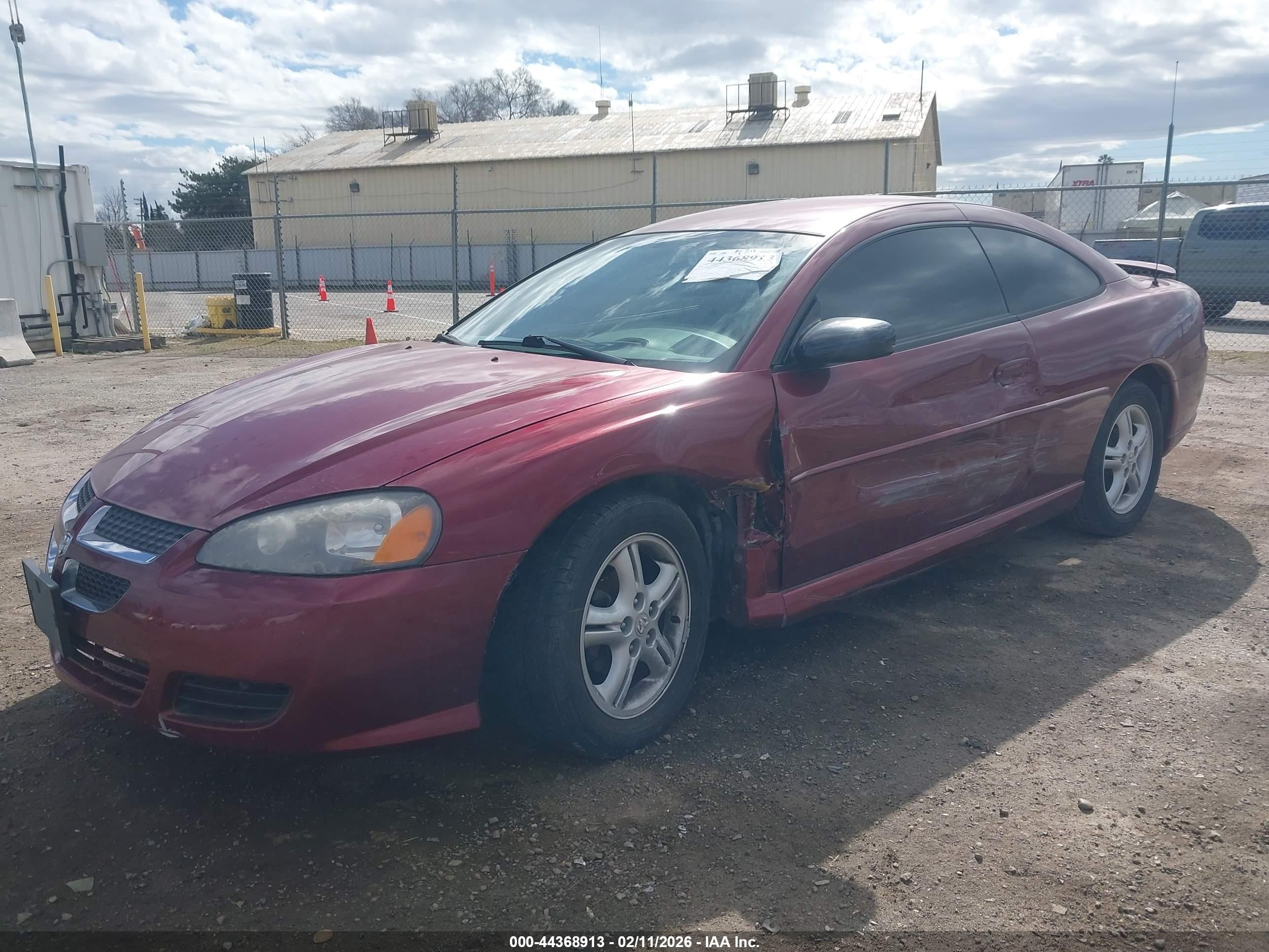 2004 Dodge Stratus Sxt Burgundy vin: 4B3AG42G54E091020