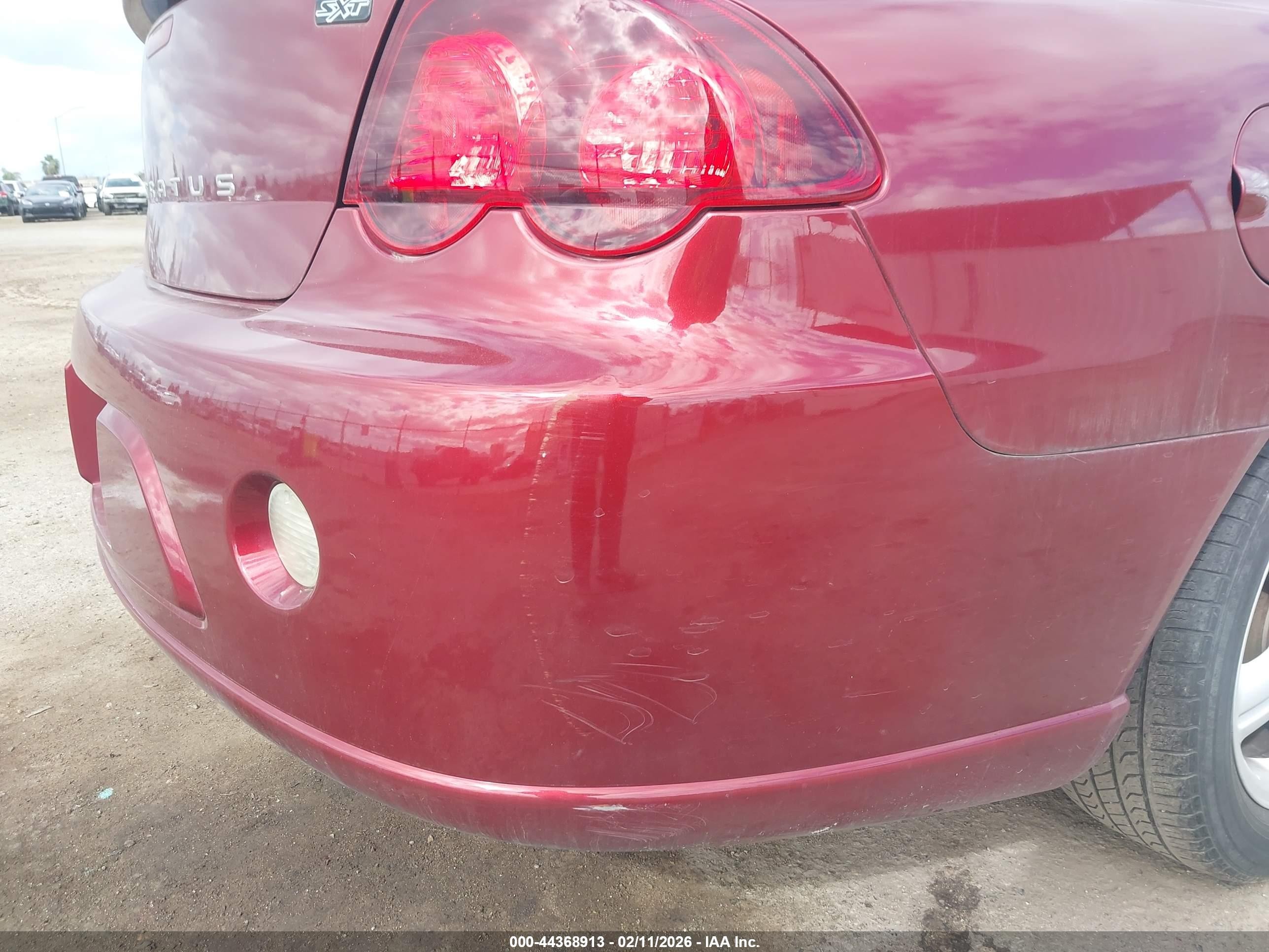 2004 Dodge Stratus Sxt Burgundy vin: 4B3AG42G54E091020