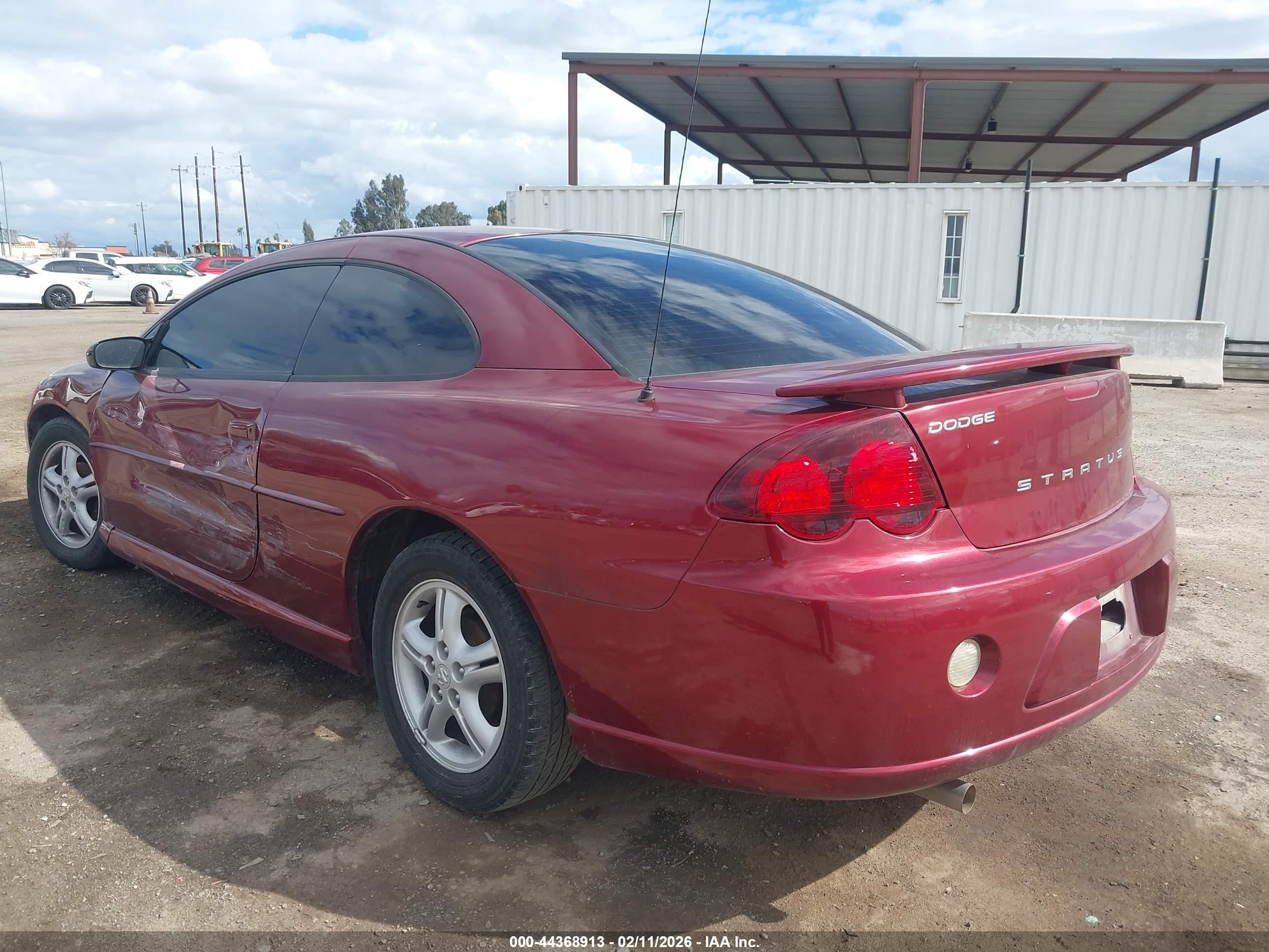 2004 Dodge Stratus Sxt Burgundy vin: 4B3AG42G54E091020