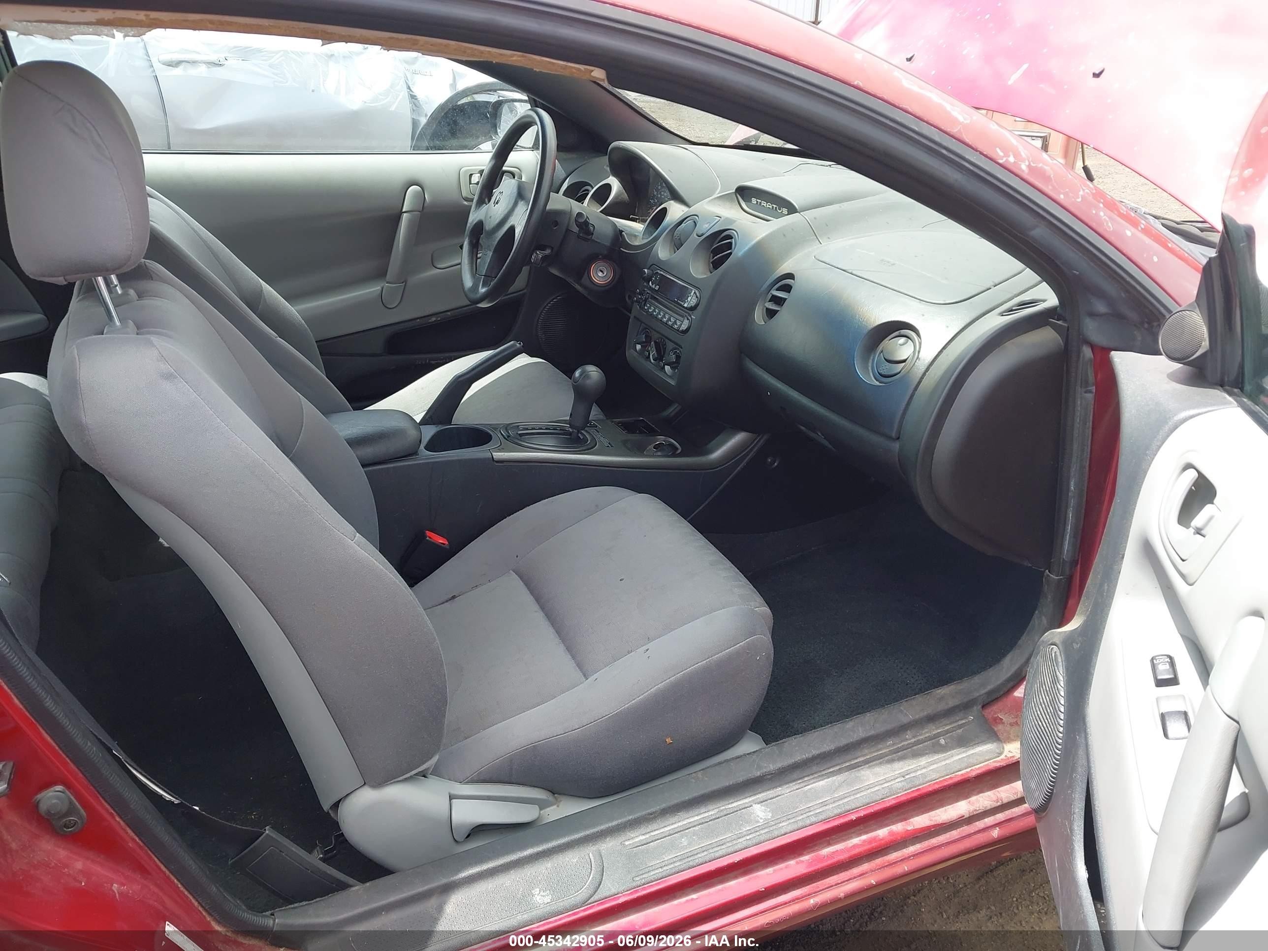 2002 Dodge Stratus Se Burgundy vin: 4B3AG42H02E145149