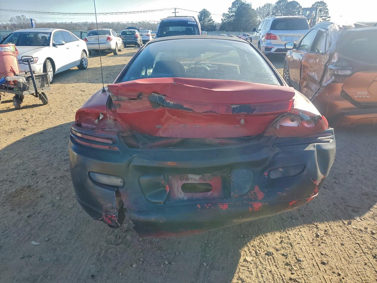 2001 Dodge Stratus Se Red vin: 4B3AG42H81E040552
