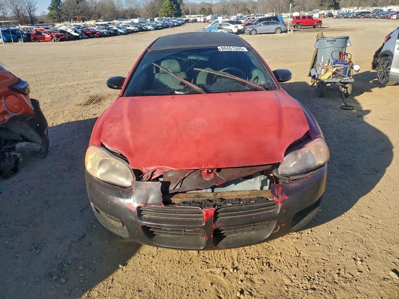 2001 Dodge Stratus Se Red vin: 4B3AG42H81E040552