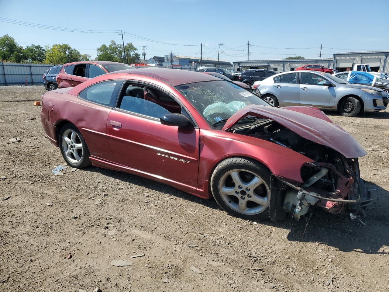 2001 Dodge Stratus R/t Red vin: 4B3AG52H01E132244
