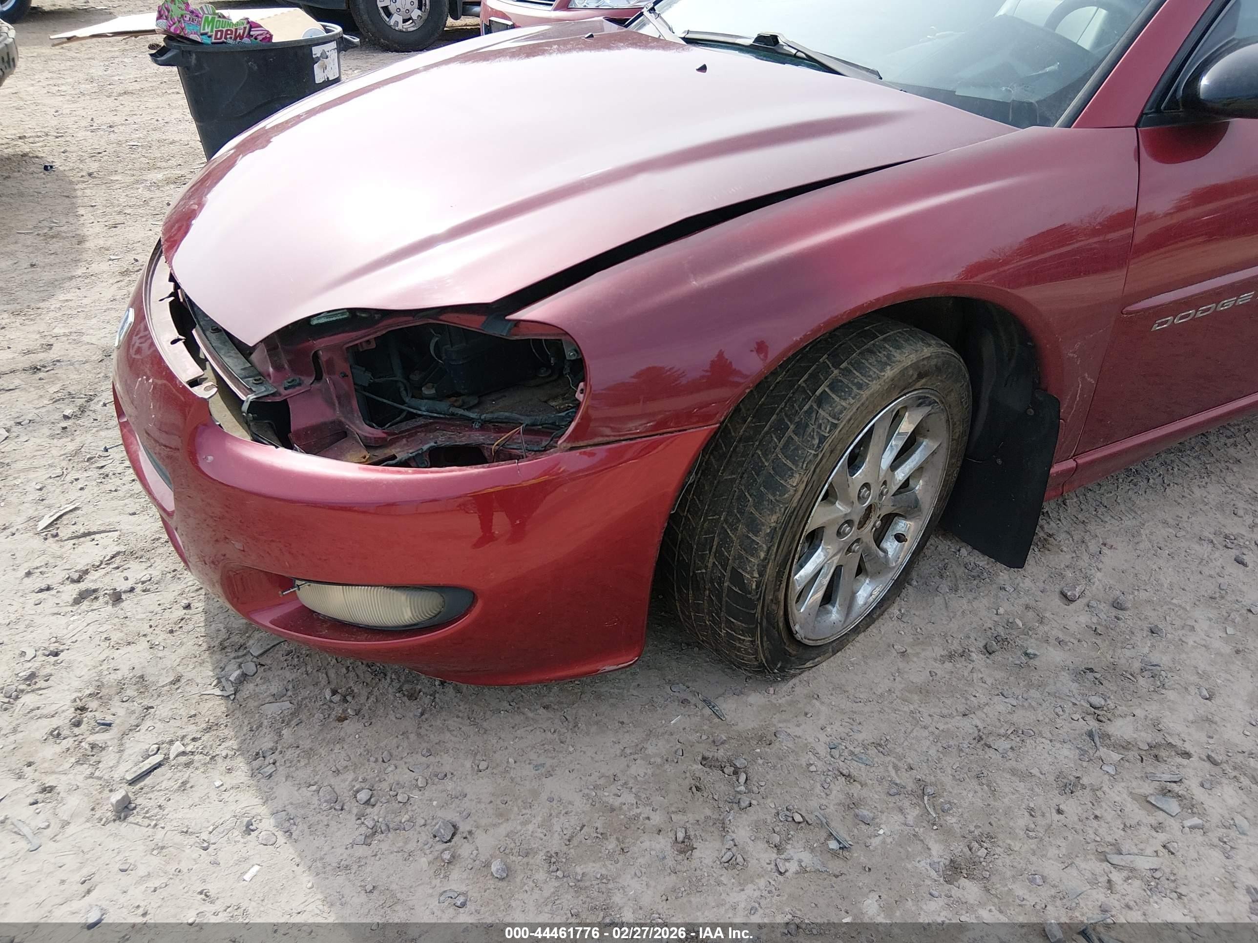 2001 Dodge Stratus R/t Red vin: 4B3AG52H01E164837