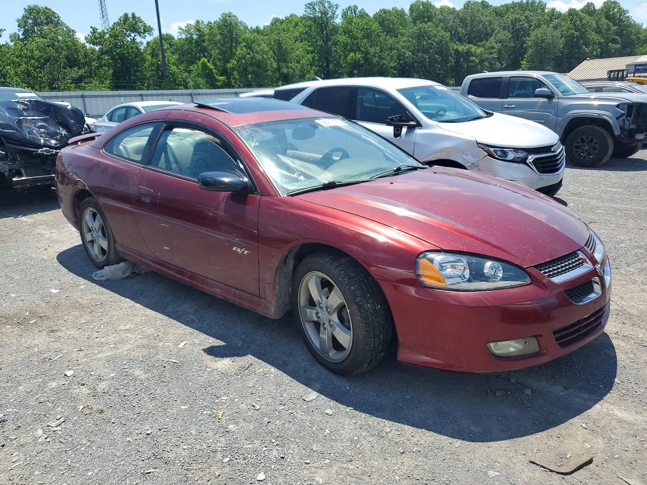 2004 Dodge Stratus R Red vin: 4B3AG52H24E030786