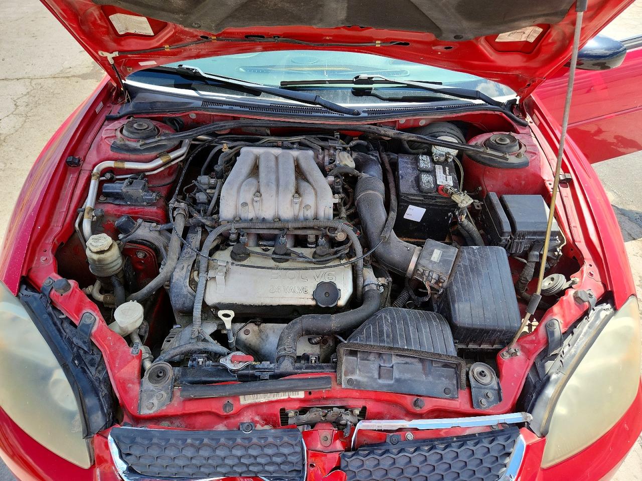 2004 Dodge Stratus R Red vin: 4B3AG52H64E129871