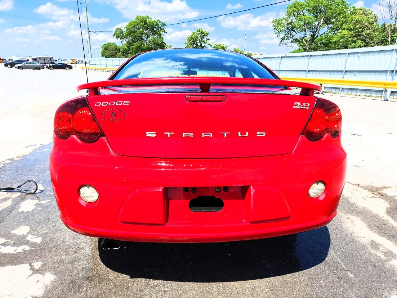 2004 Dodge Stratus R Red vin: 4B3AG52H64E129871