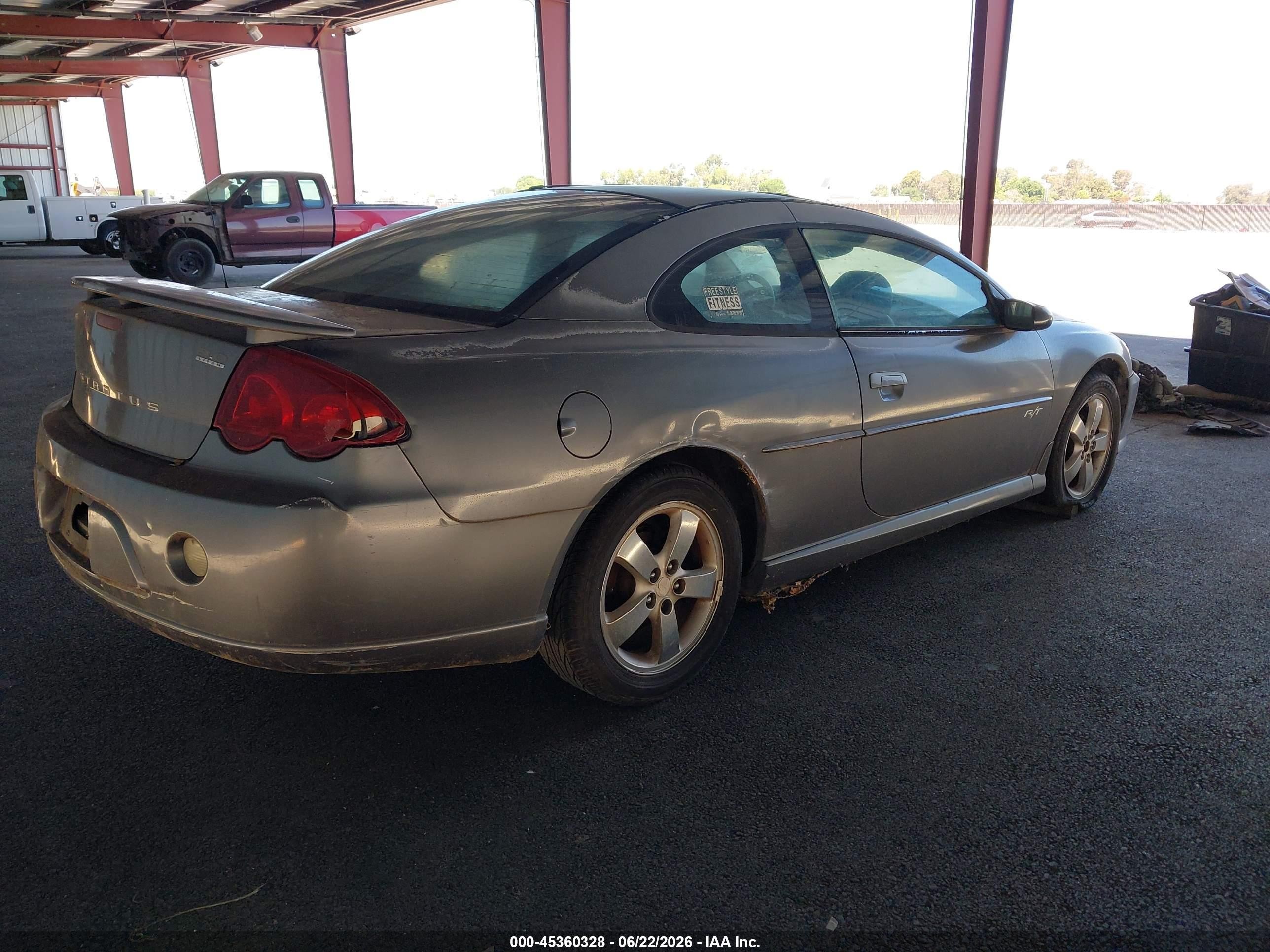2004 Dodge Stratus R/t Gray vin: 4B3AG52H74E072614