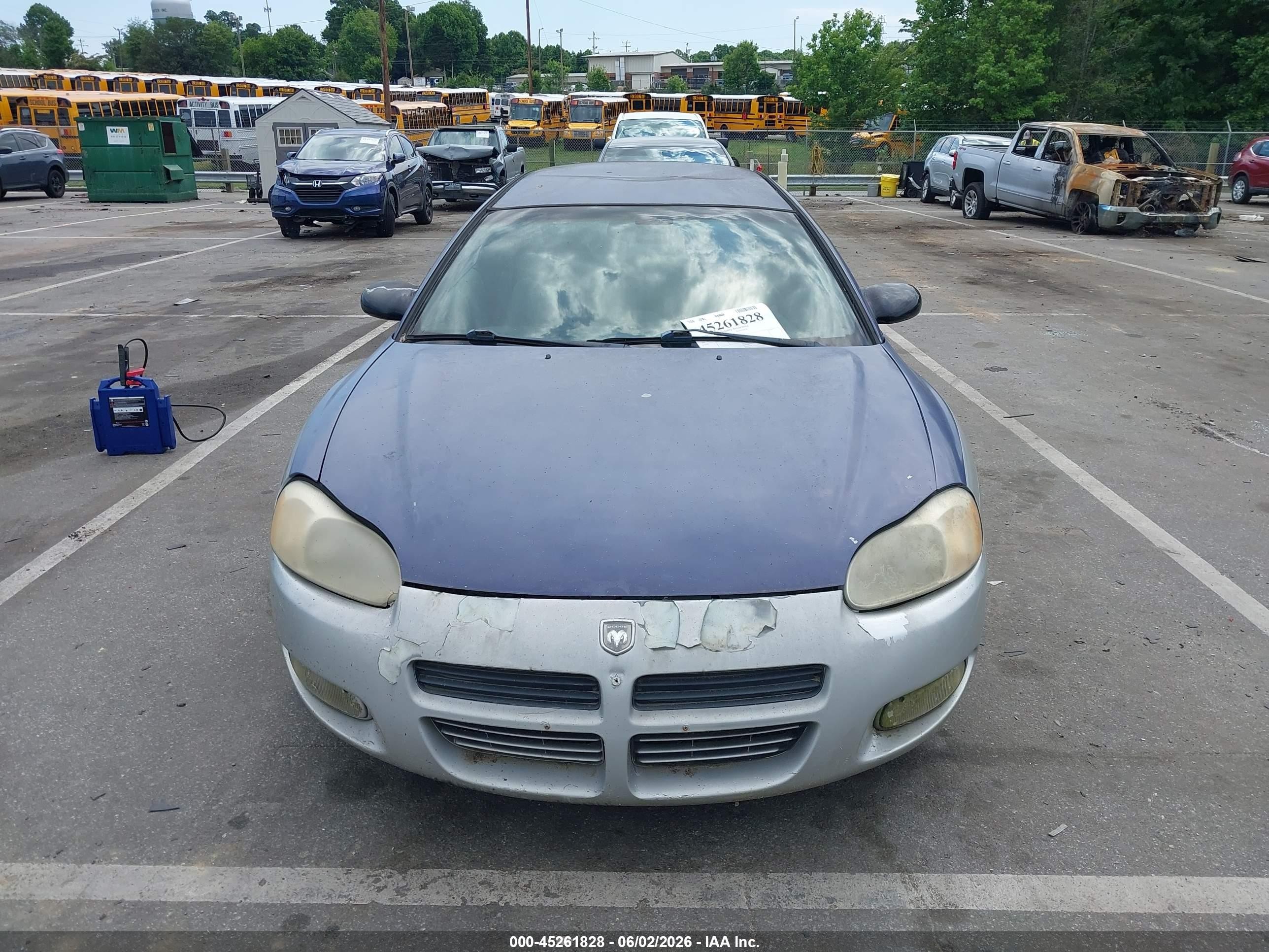 2001 Dodge Stratus R/t Синий vin: 4B3AG52H81E228834