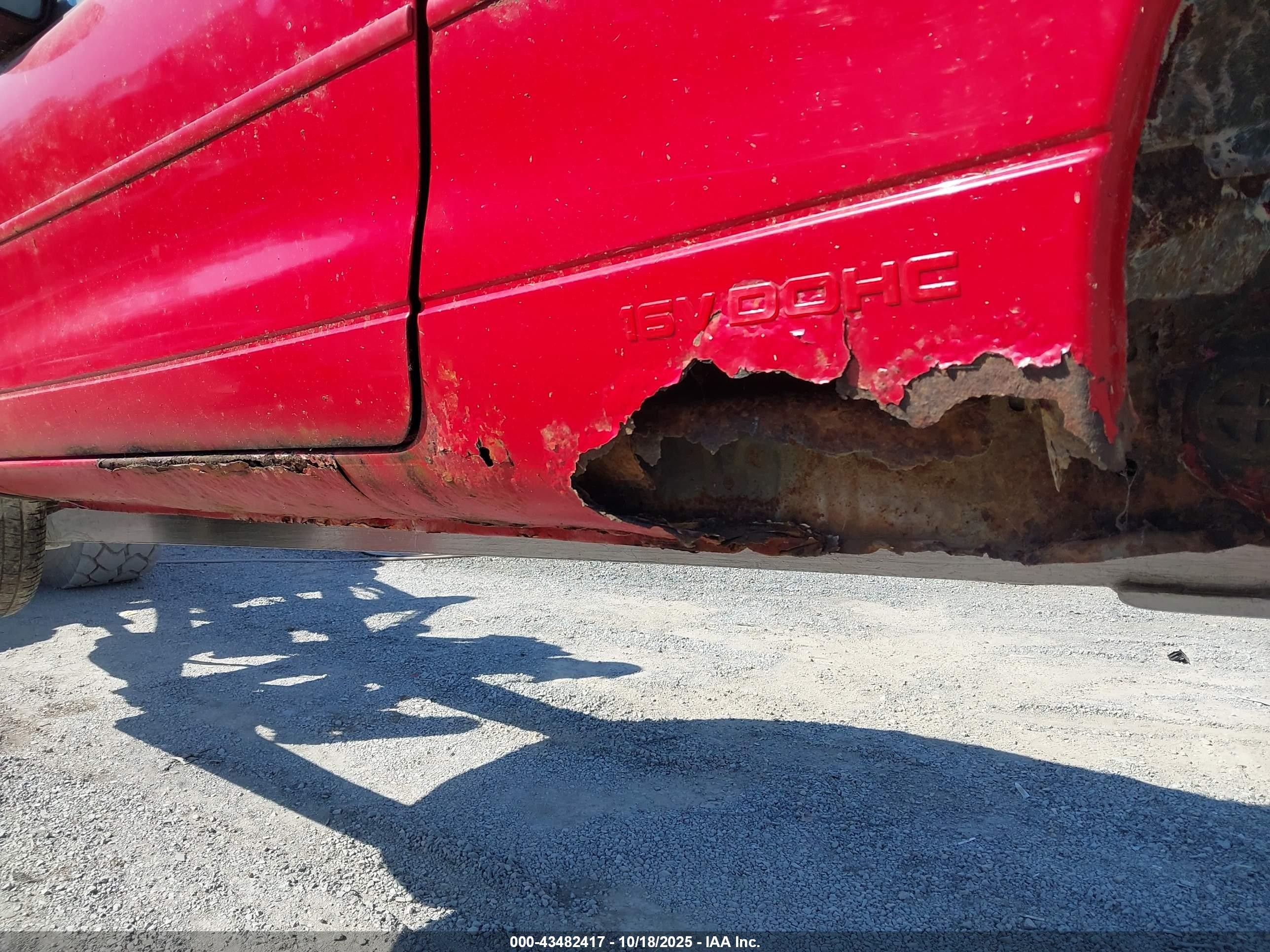1996 Dodge Avenger Es Red vin: 4B3AU42Y5TE364571