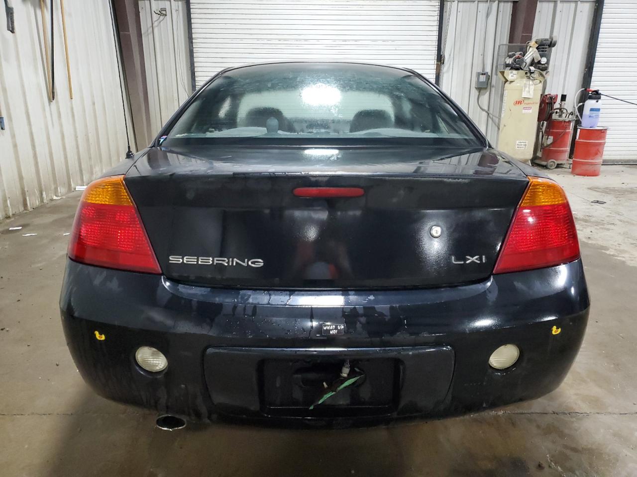 2001 Chrysler Sebring Lxi Черный vin: 4C3AG52H01E217247
