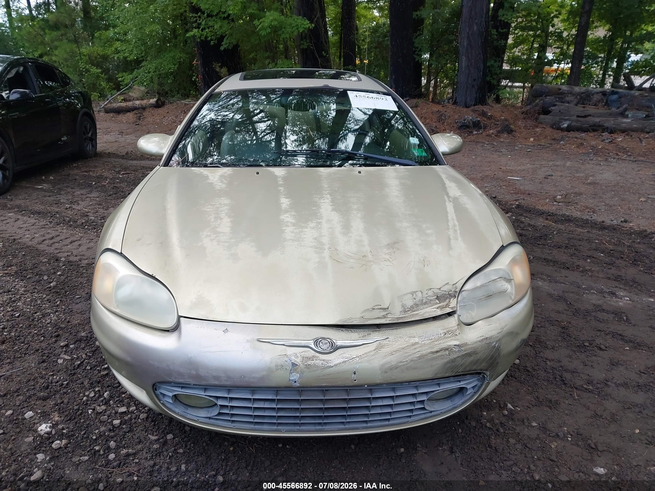 2001 Chrysler Sebring Lxi Gold vin: 4C3AG52H11E072218