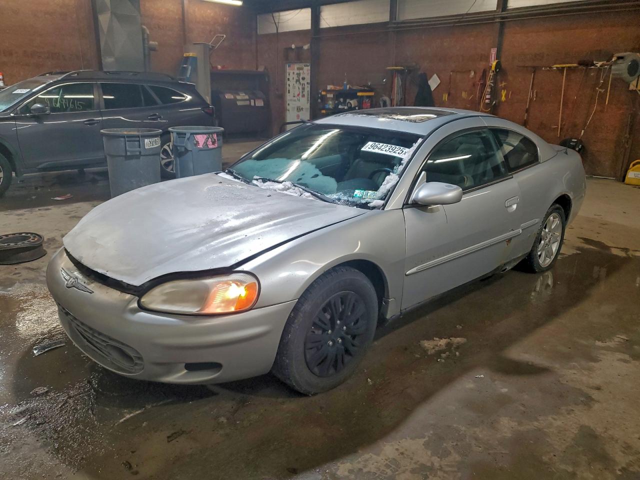 2001 Chrysler Sebring Lxi Silver vin: 4C3AG52H11E124477