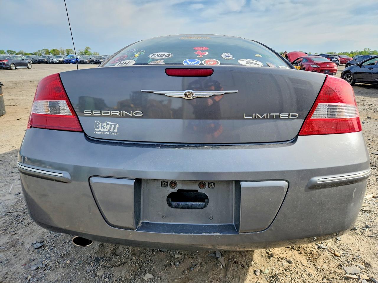 2005 Chrysler Sebring Limited Silver vin: 4C3AG52H25E019744