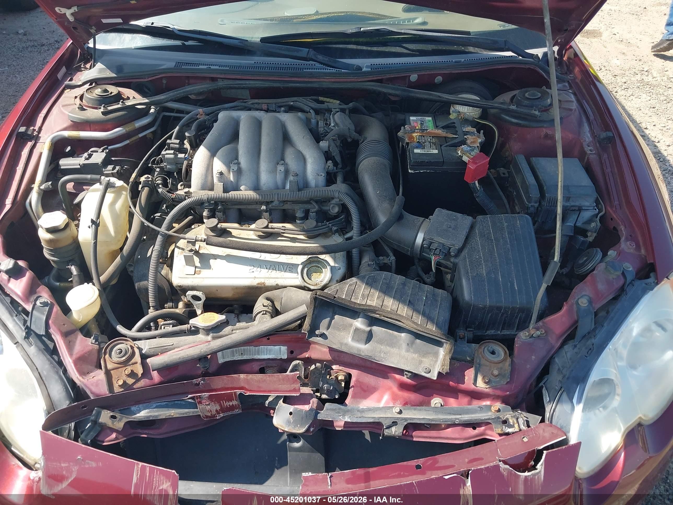 2004 Chrysler Sebring Limited Red vin: 4C3AG52H44E128656