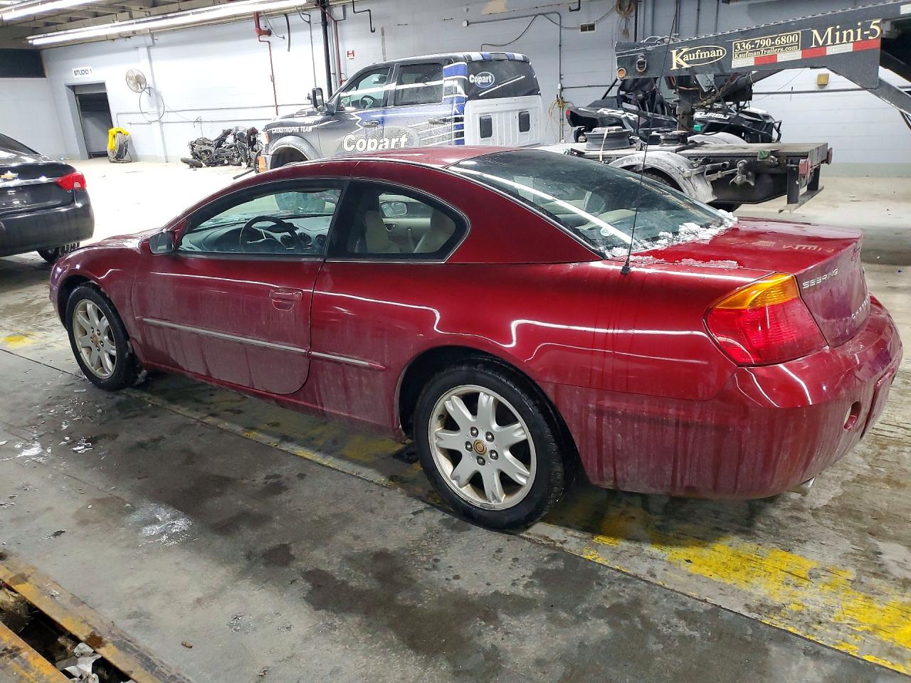 2002 Chrysler Sebring Lxi Red vin: 4C3AG52H92E081833