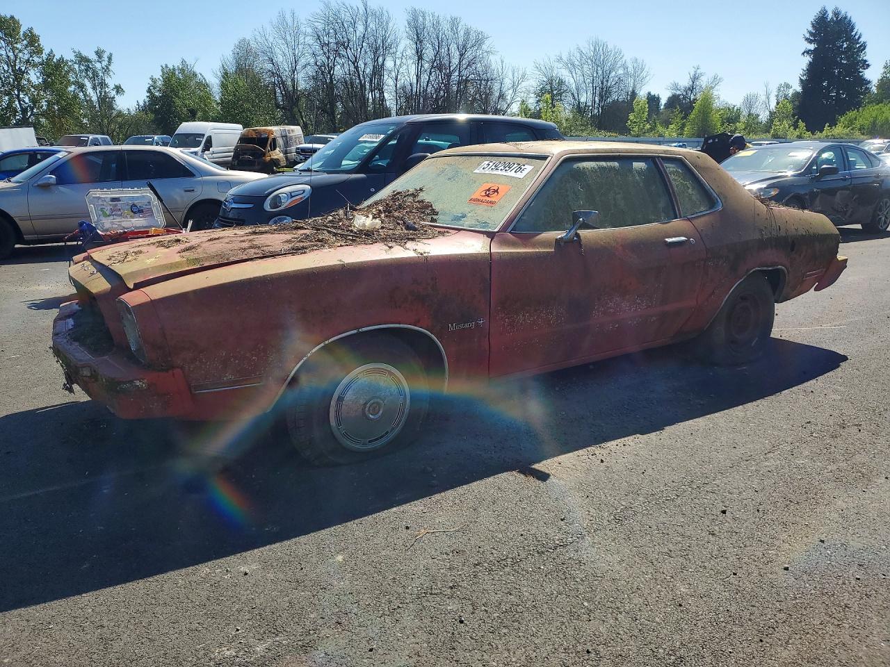 1973 Ford Mustang Красный vin: 4F02Y136350