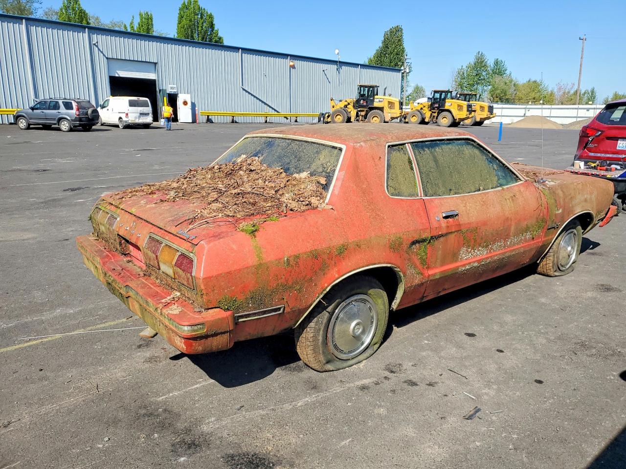 1973 Ford Mustang Красный vin: 4F02Y136350