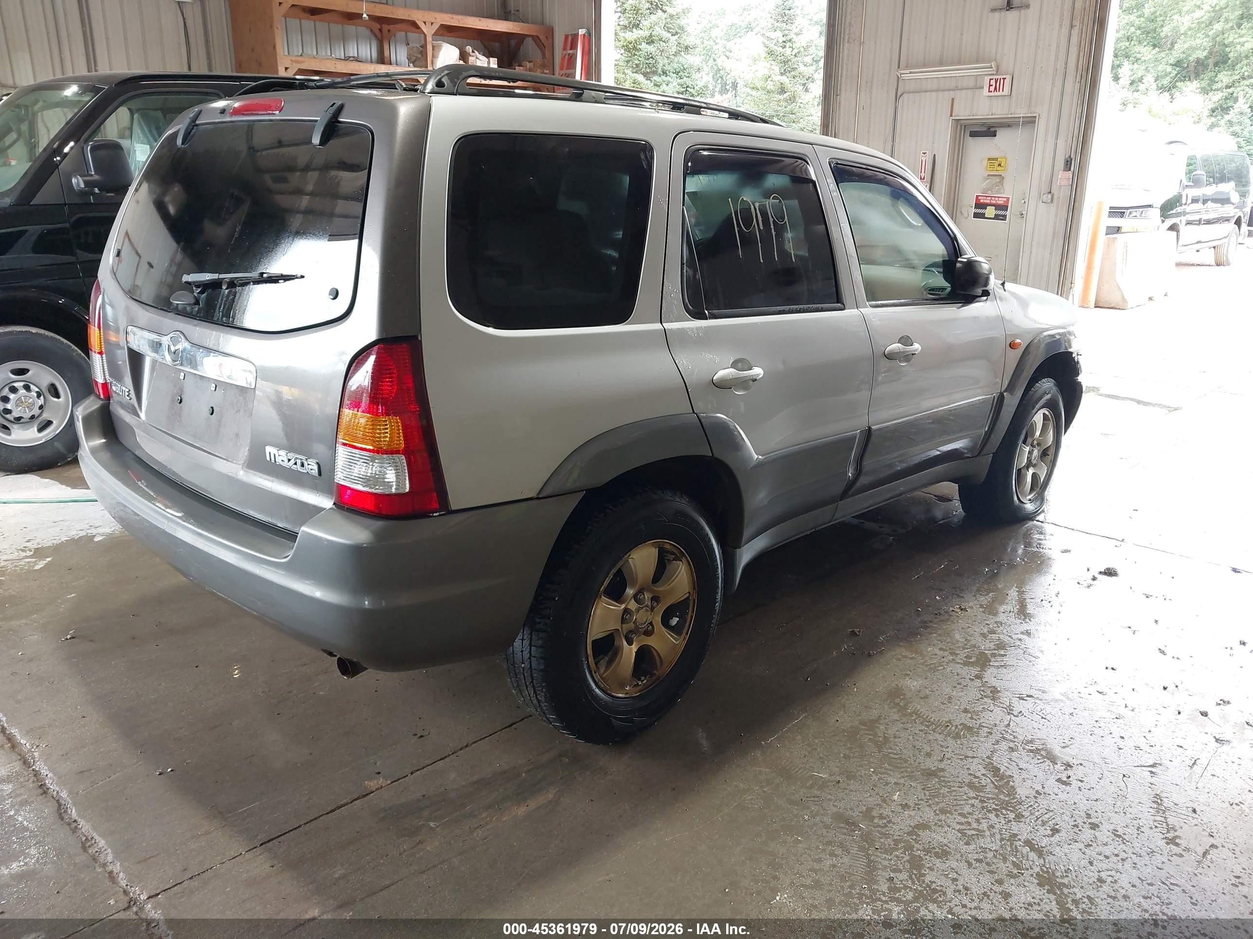 2001 Mazda Tribute Es V6/lx V6 Silver vin: 4F2CU08131KM37253