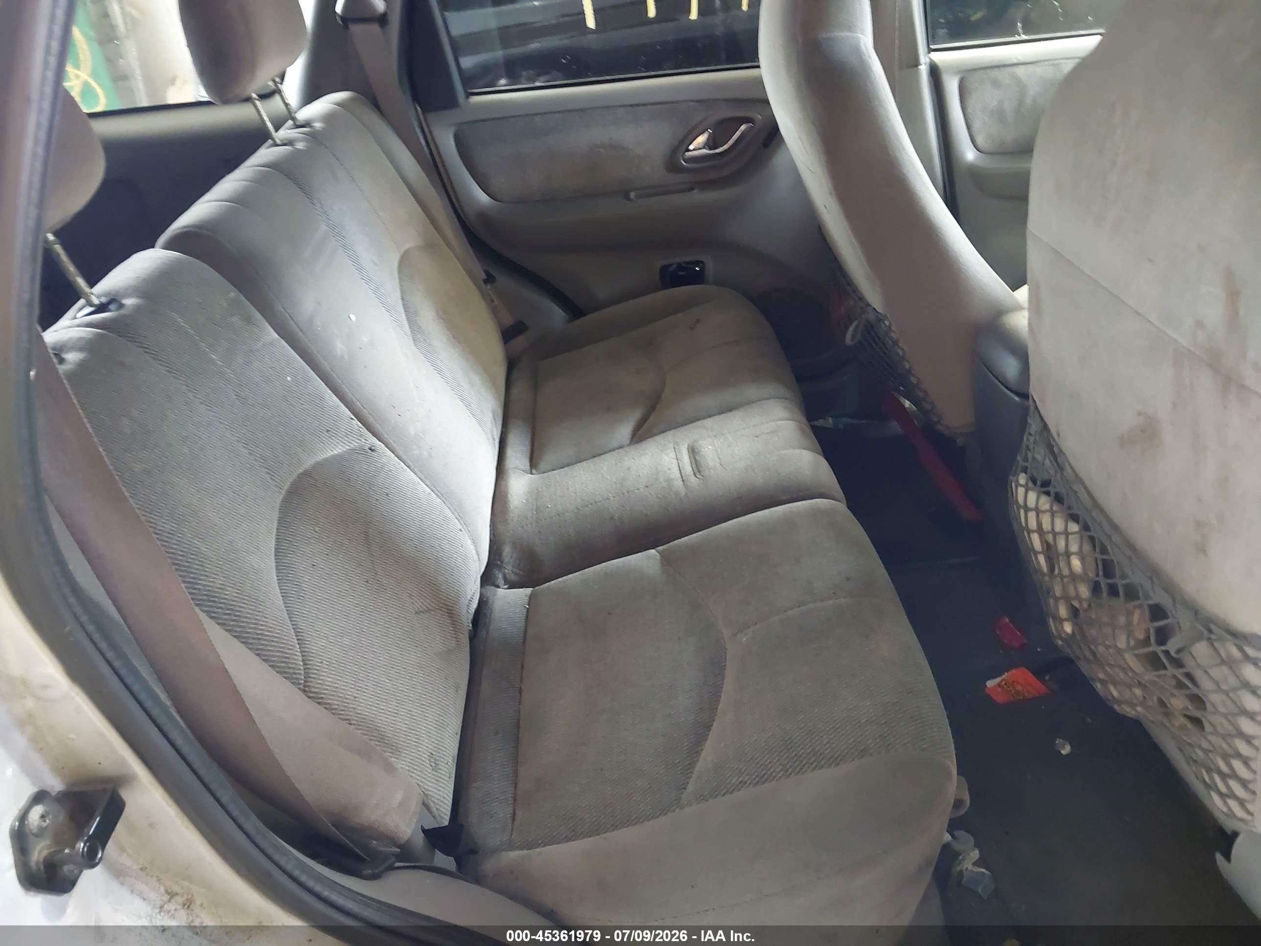 2001 Mazda Tribute Es V6/lx V6 Silver vin: 4F2CU08131KM37253