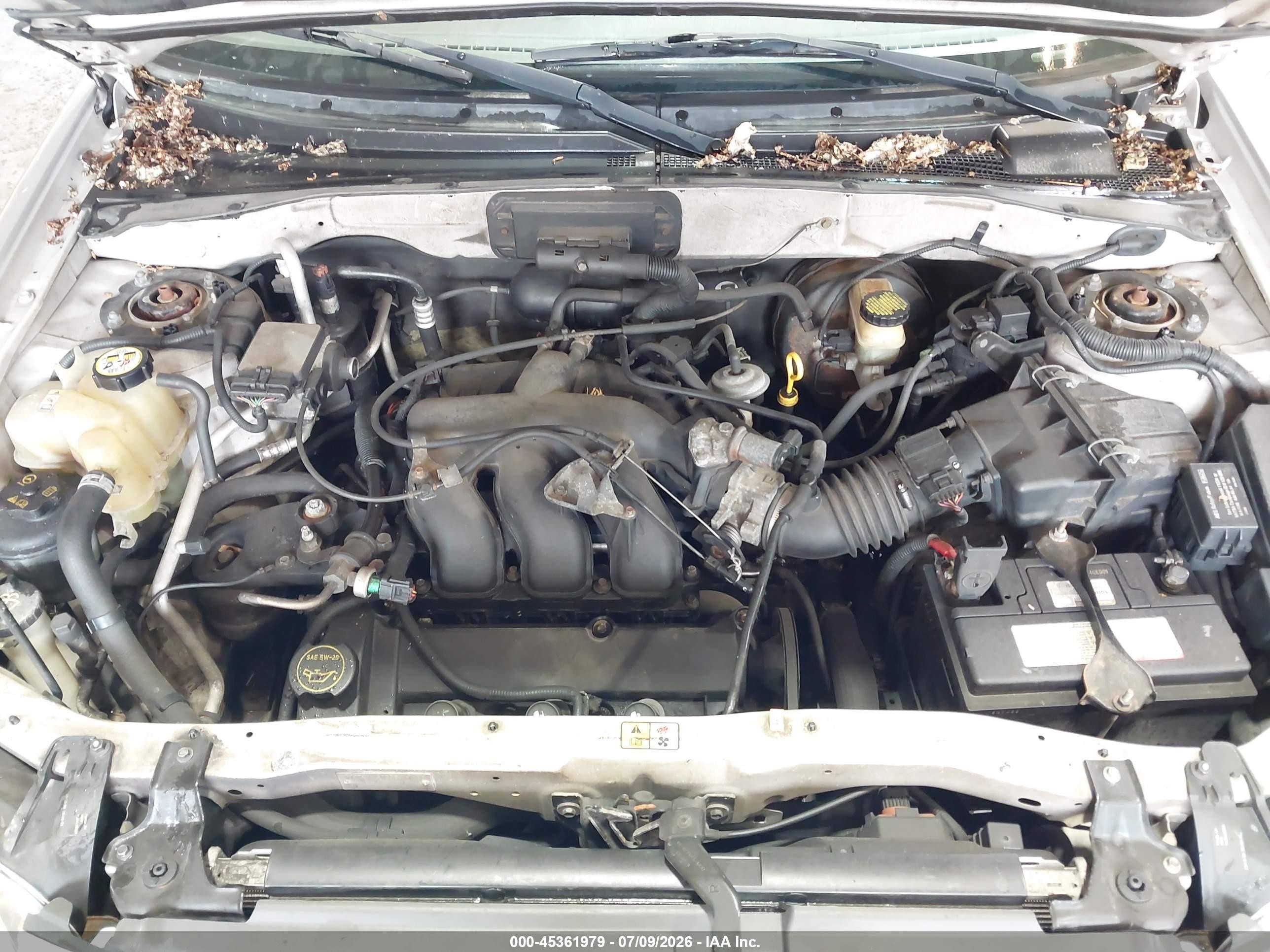 2001 Mazda Tribute Es V6/lx V6 Silver vin: 4F2CU08131KM37253