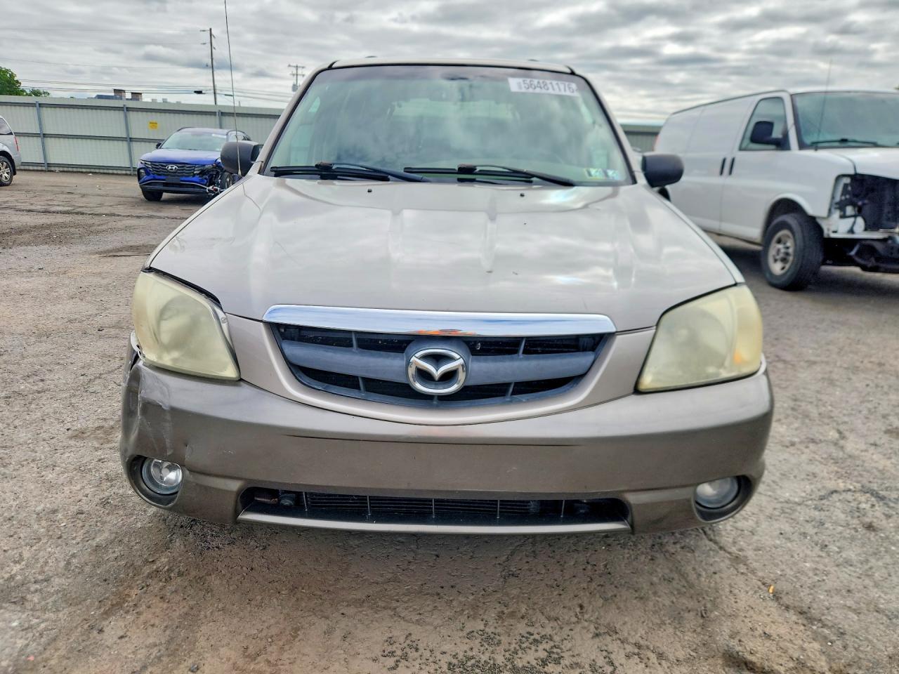 2002 Mazda Tribute Lx Gray vin: 4F2CU081X2KM55735