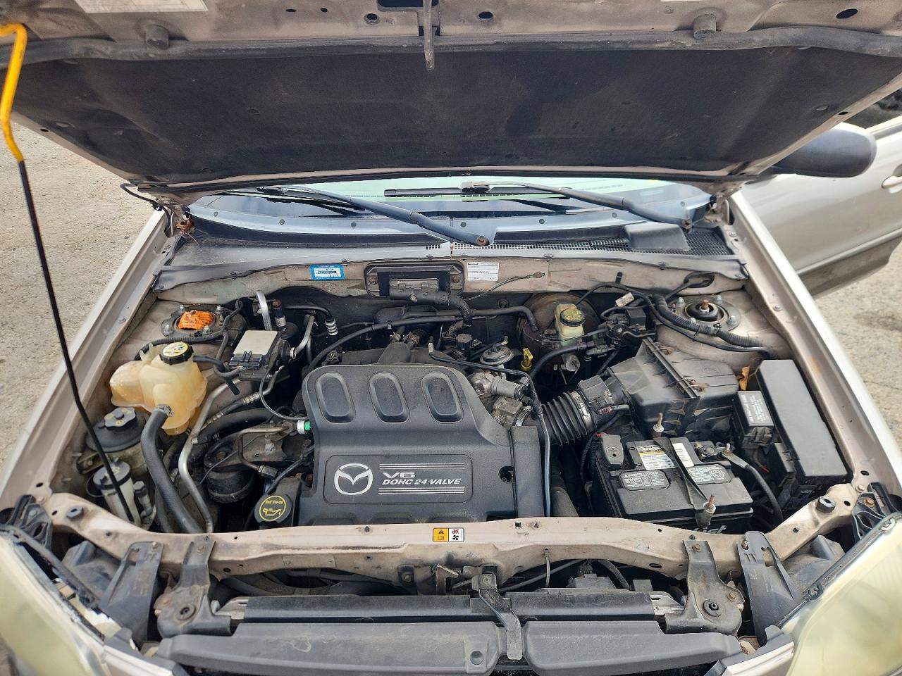2002 Mazda Tribute Lx Gray vin: 4F2CU081X2KM55735