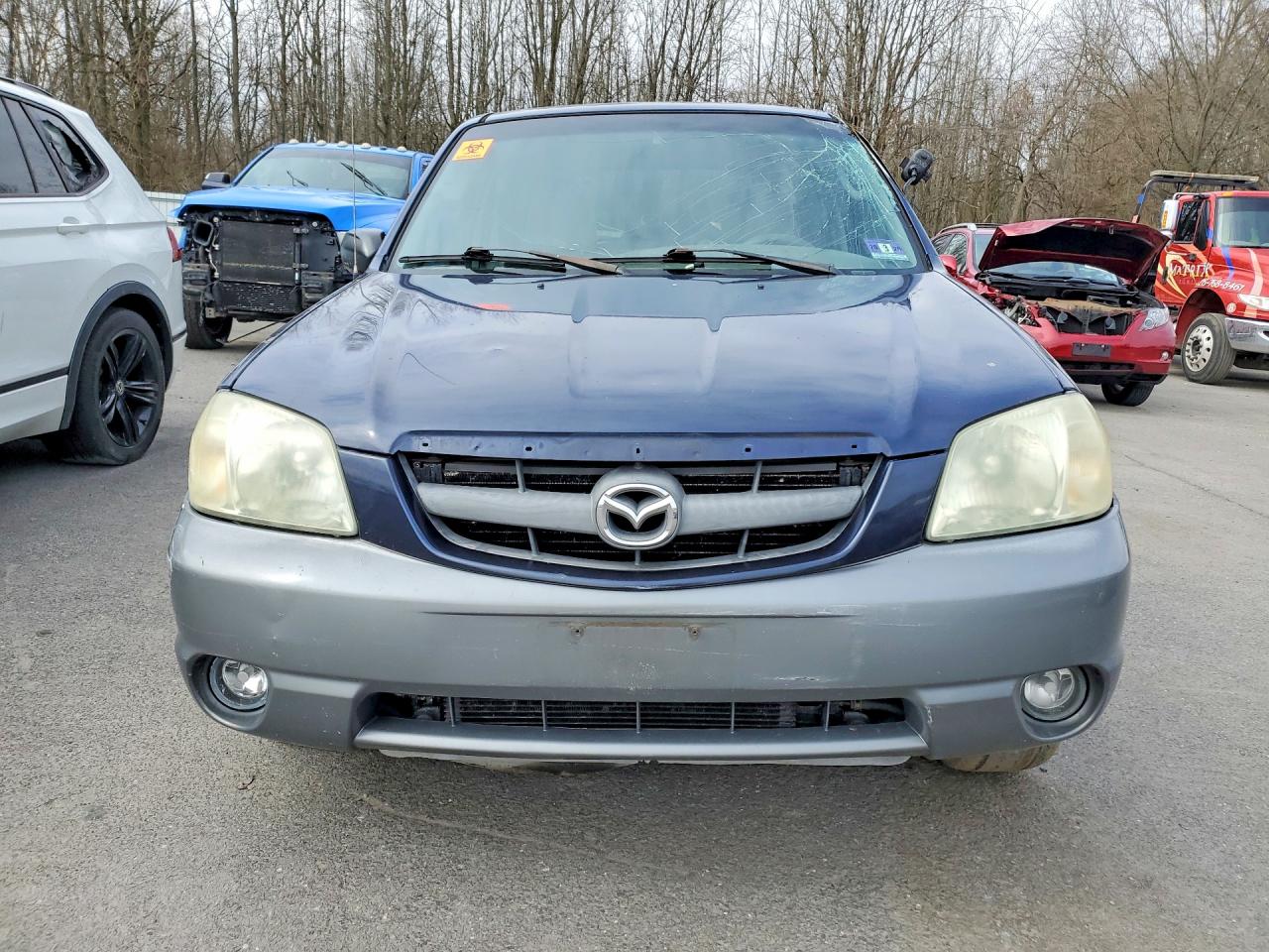 2002 Mazda Tribute Lx Blue vin: 4F2CU09122KM17026