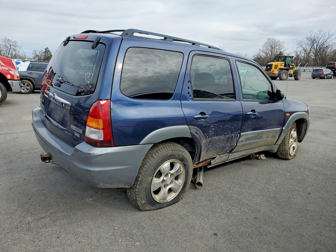 2002 Mazda Tribute Lx Blue vin: 4F2CU09122KM17026