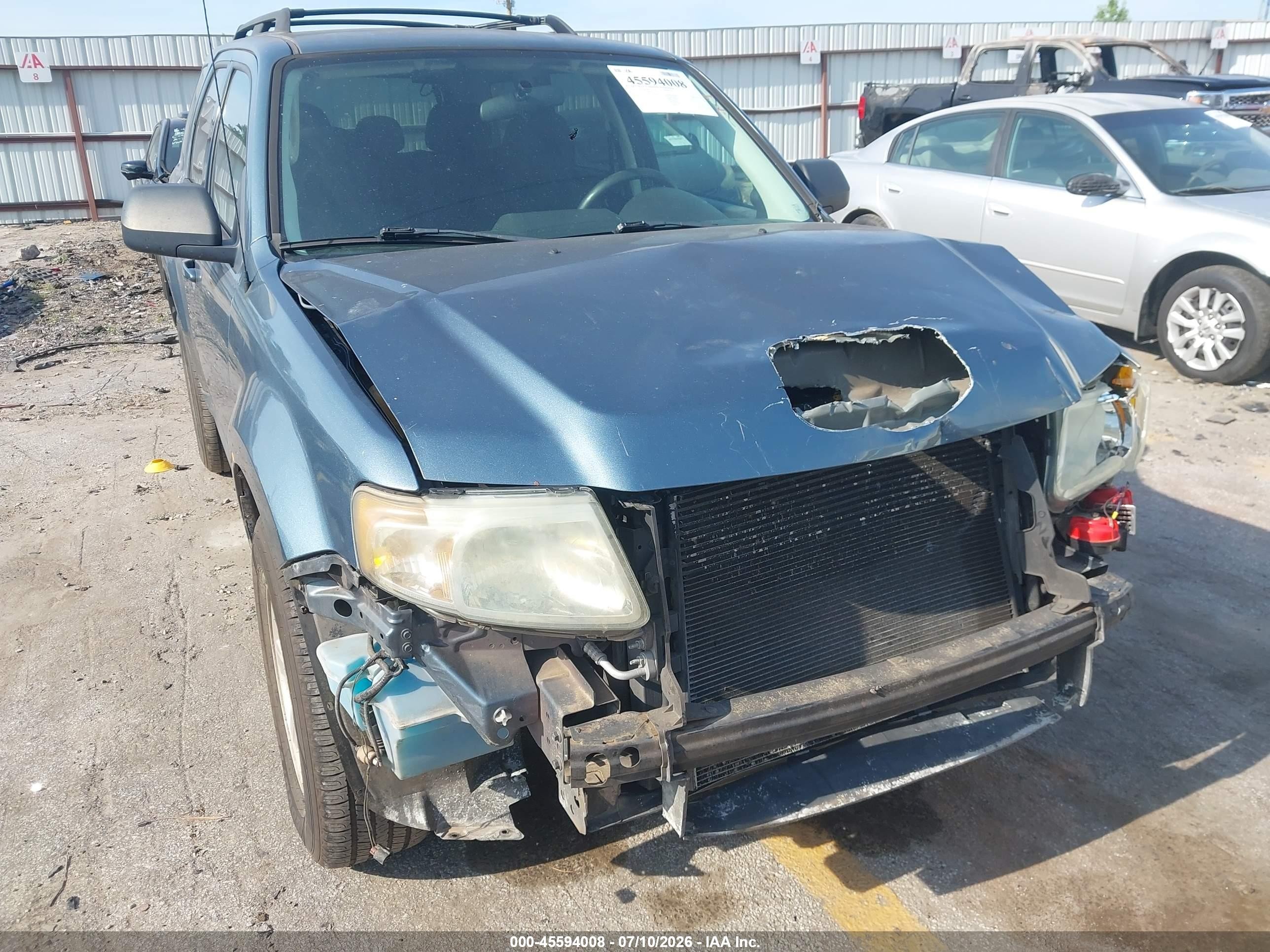 2011 Mazda Tribute I Touring Blue vin: 4F2CY0C72BKM02026