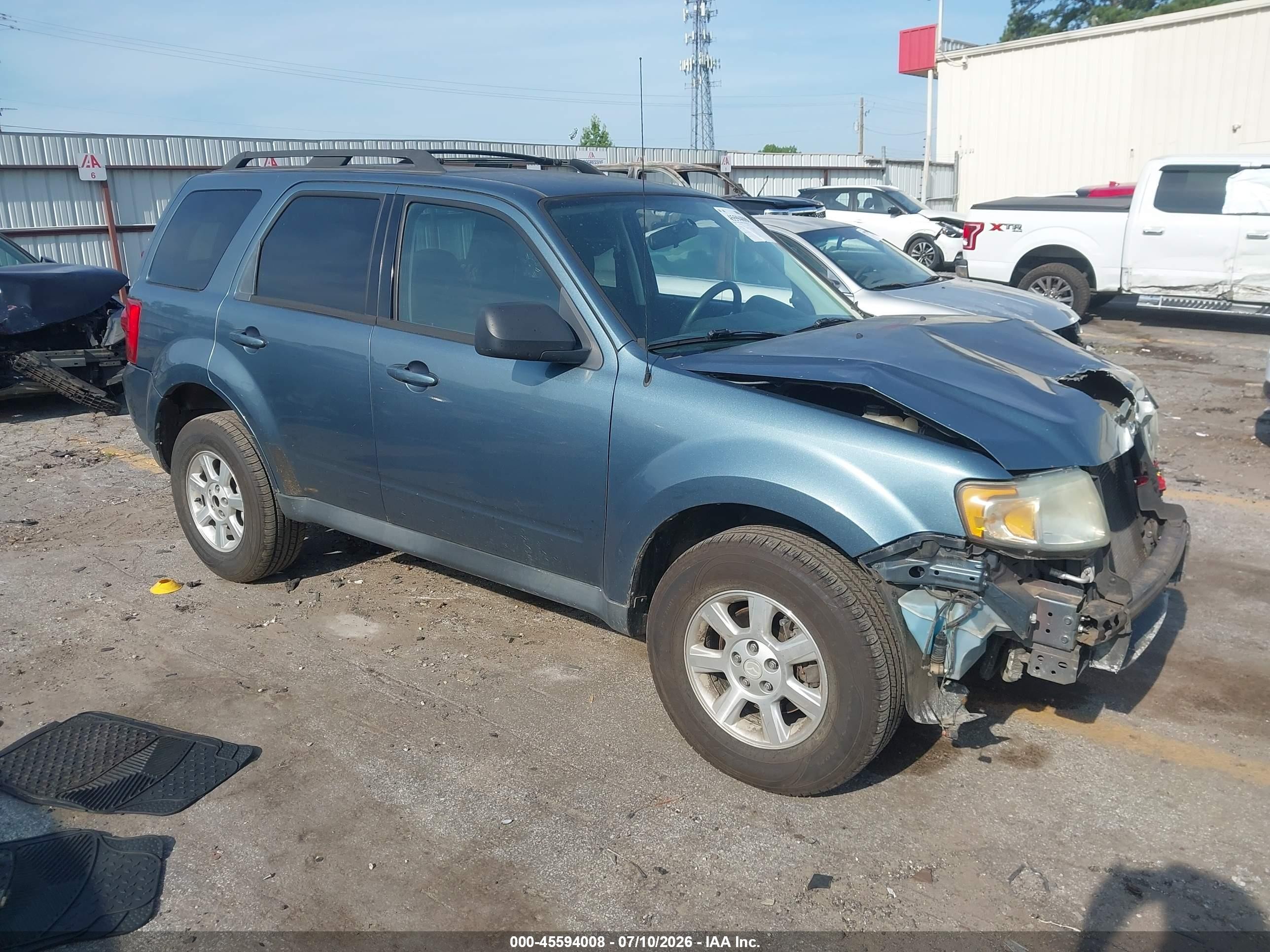 2011 Mazda Tribute I Touring Blue vin: 4F2CY0C72BKM02026
