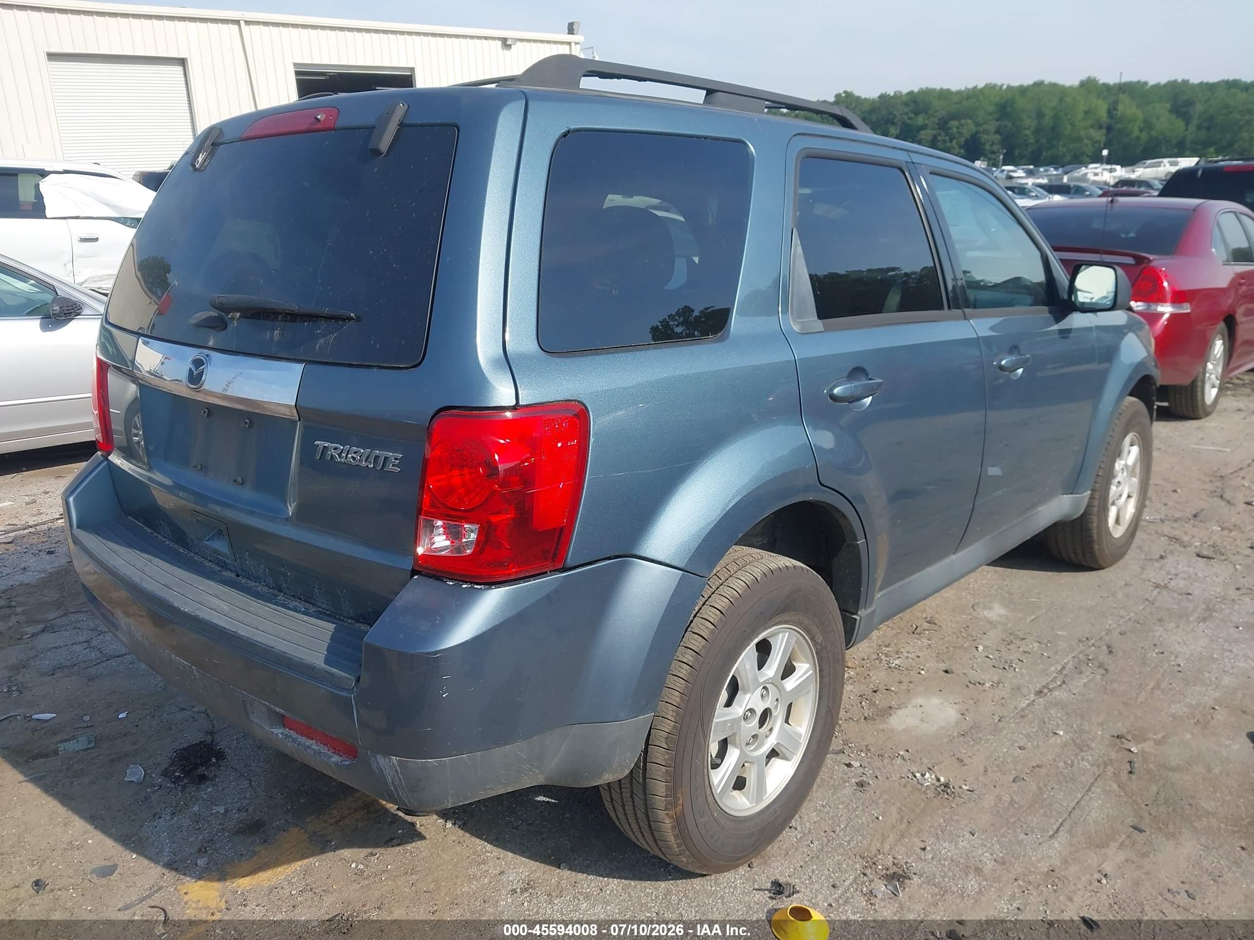 2011 Mazda Tribute I Touring Blue vin: 4F2CY0C72BKM02026