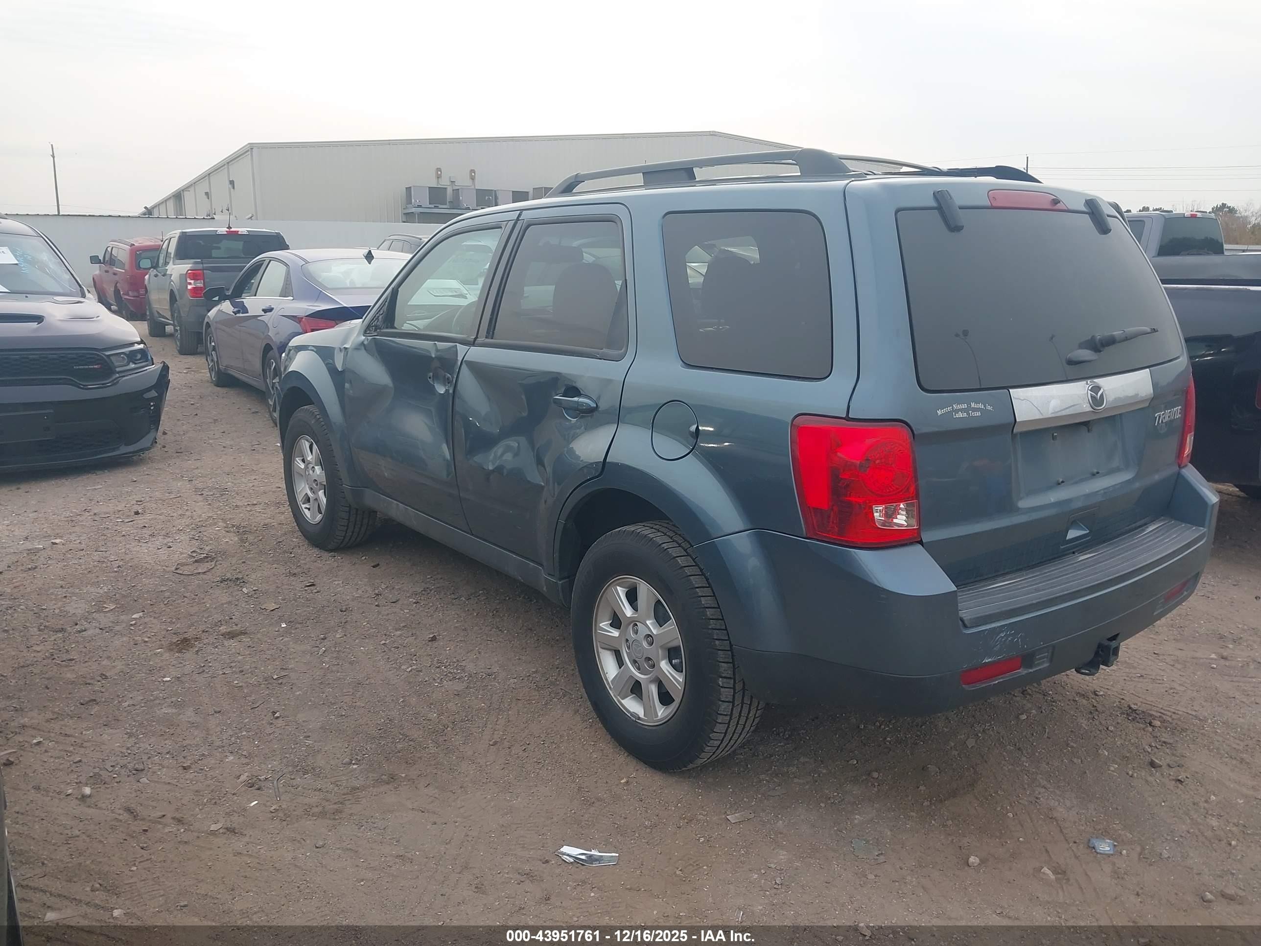 2011 Mazda Tribute I Grand Touring Blue vin: 4F2CY0C72BKM02639