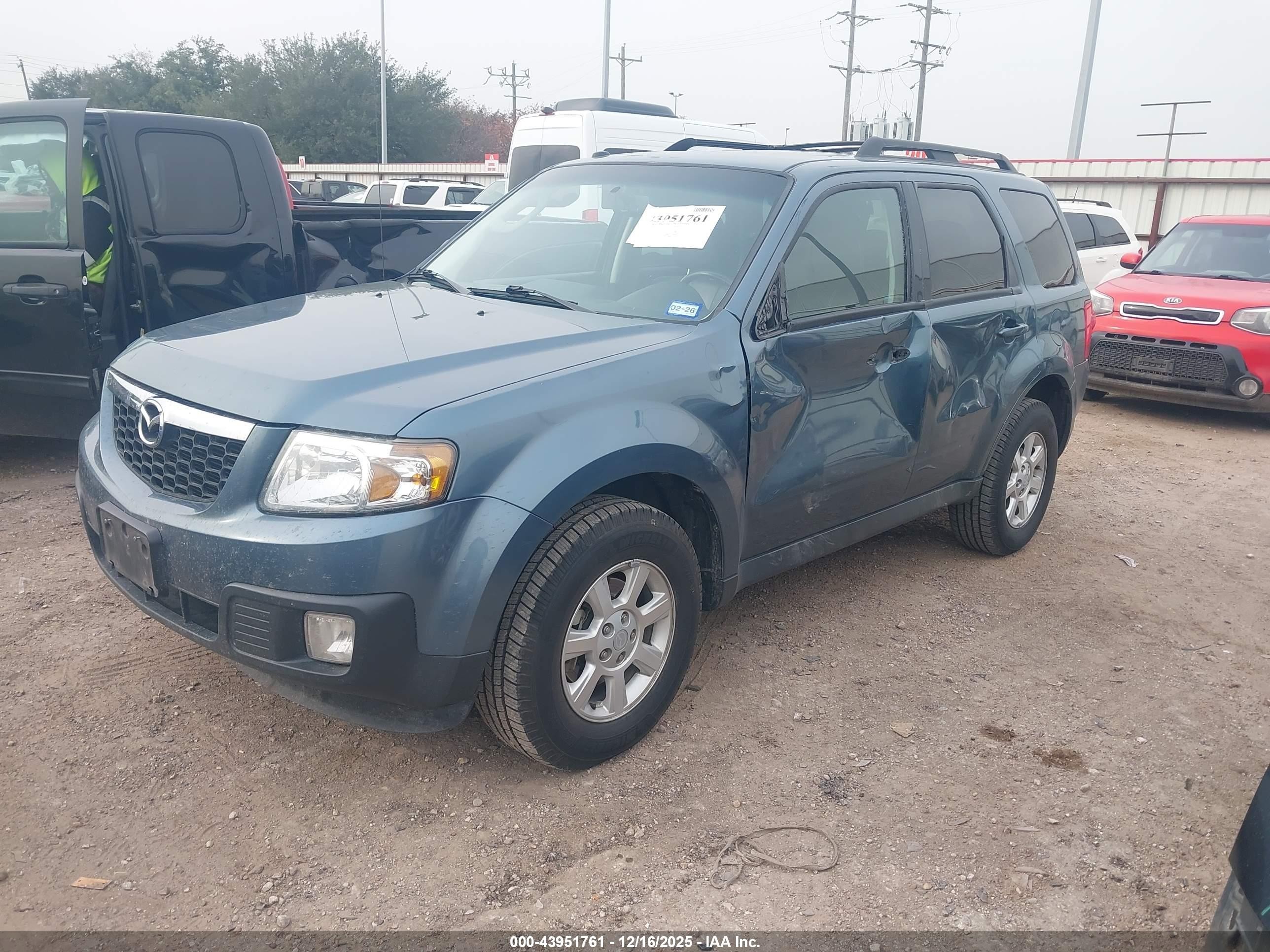 2011 Mazda Tribute I Grand Touring Blue vin: 4F2CY0C72BKM02639