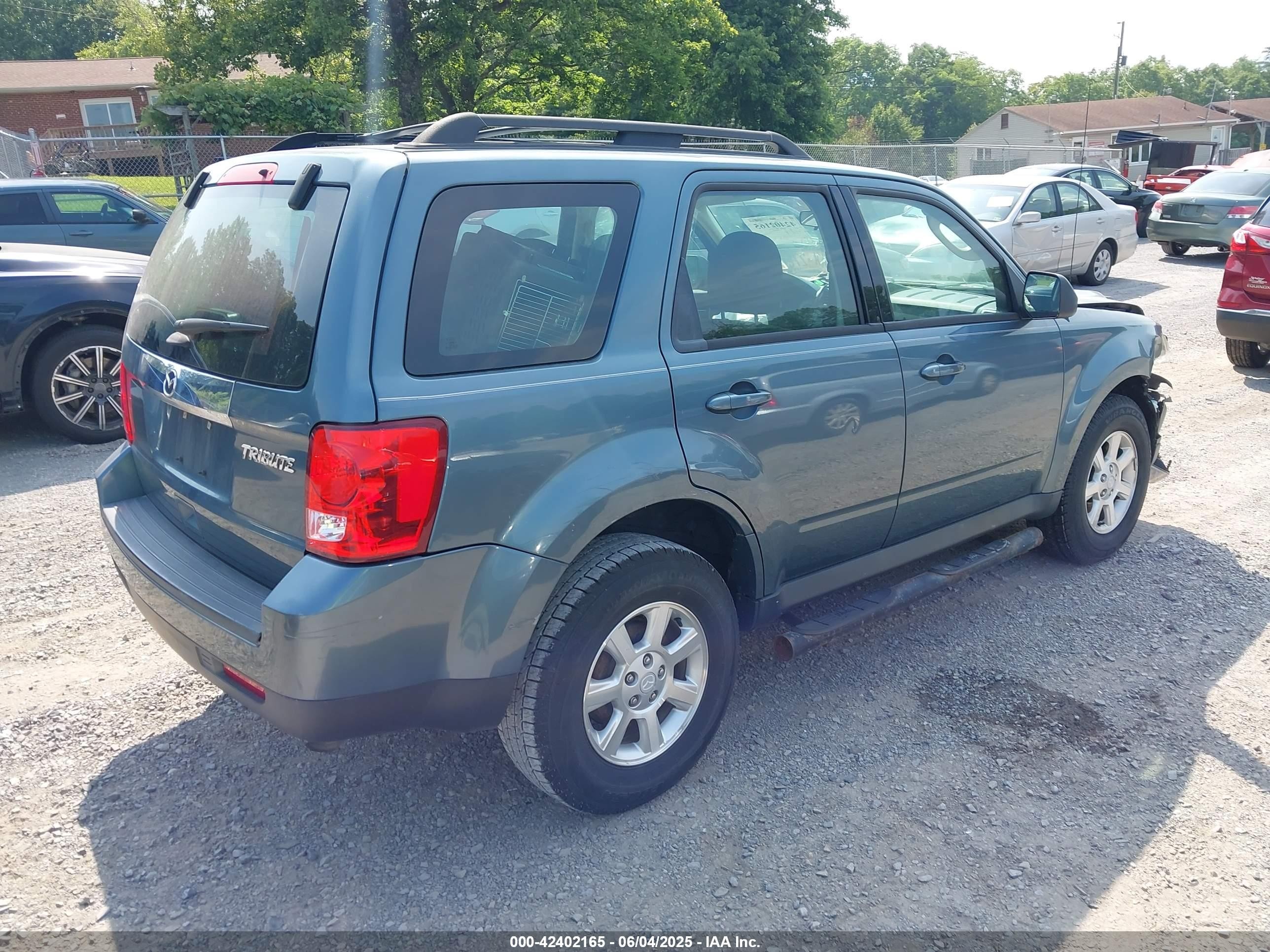 2011 Mazda Tribute I Sport Light Blue vin: 4F2CY0C72BKM04925