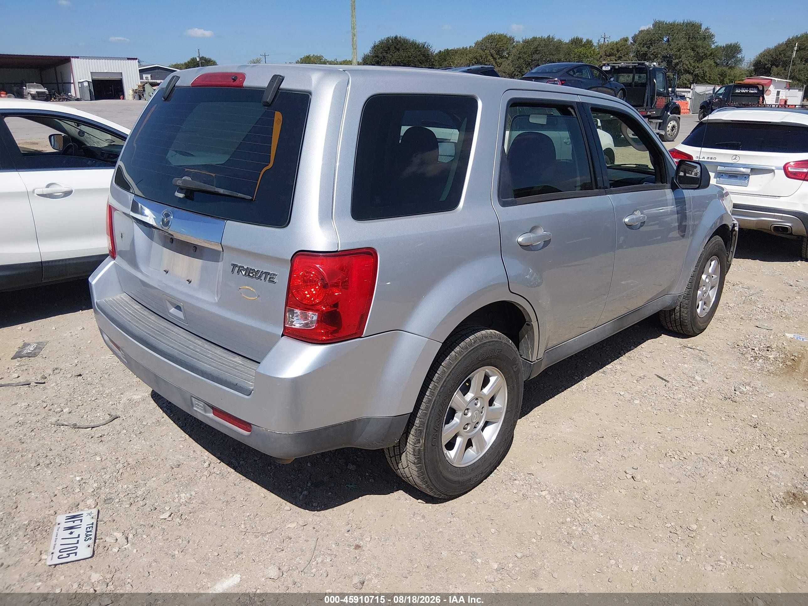 2010 Mazda Tribute I Sport Silver vin: 4F2CY0C73AKM02776