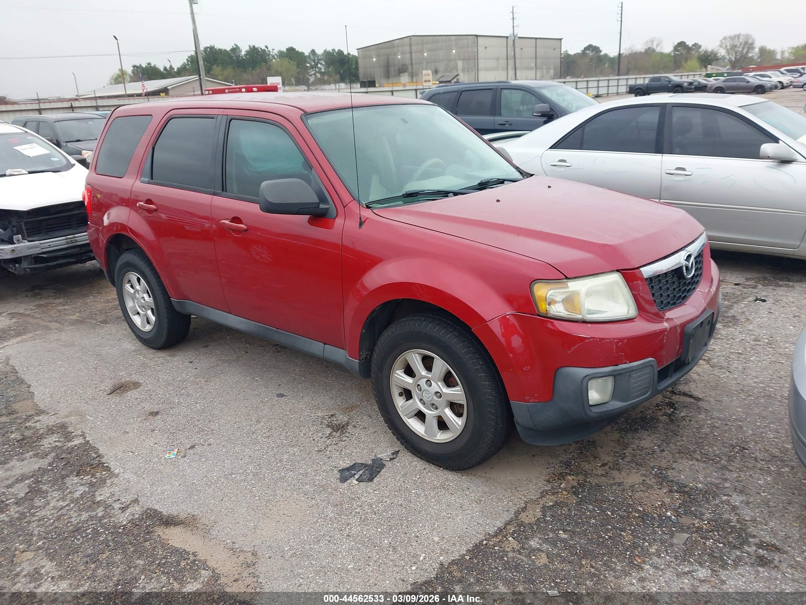 2011 Mazda Tribute I Sport Red vin: 4F2CY0C73BKM05761