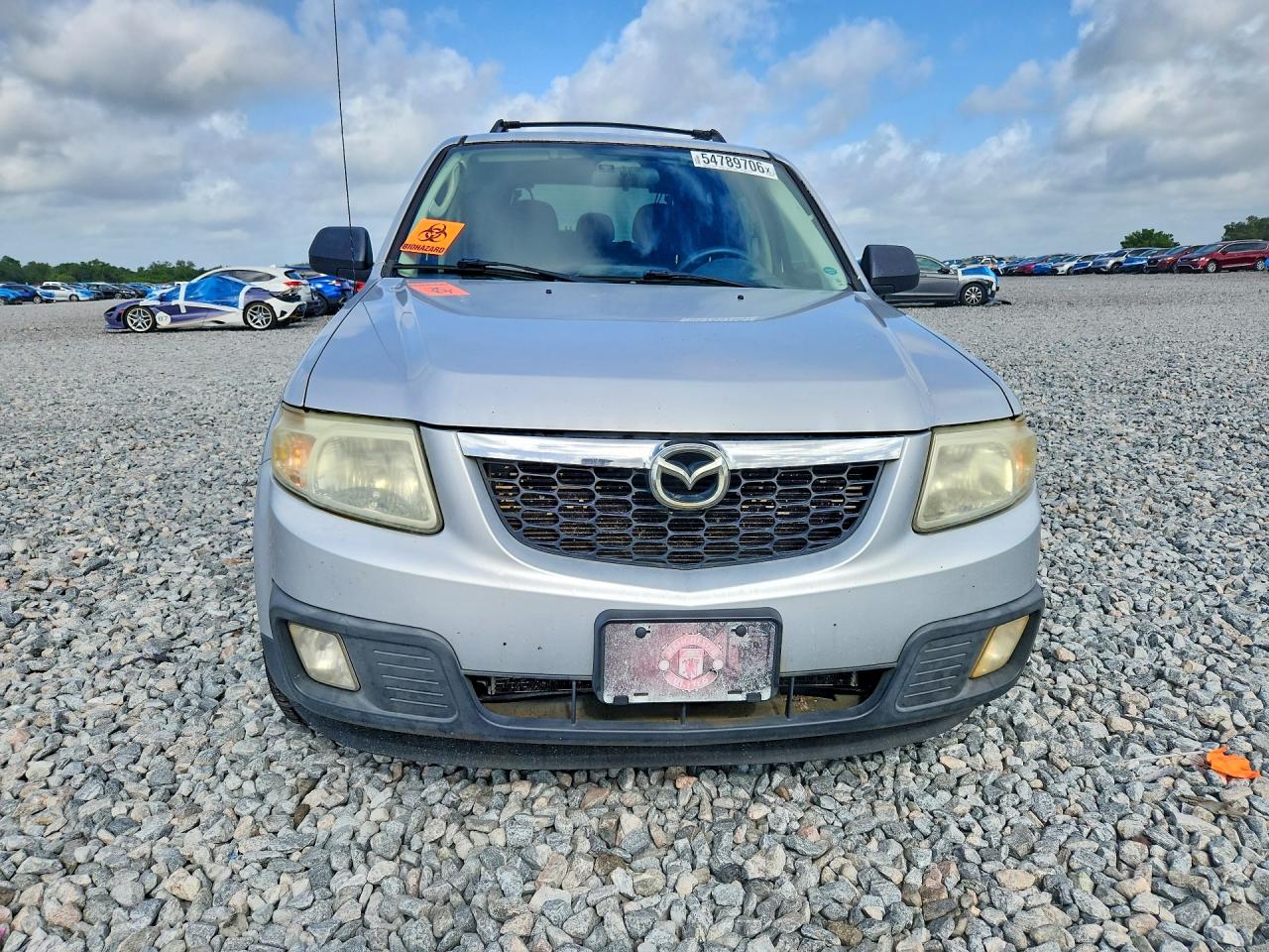 2010 Mazda Tribute I Silver vin: 4F2CY0C74AKM08523