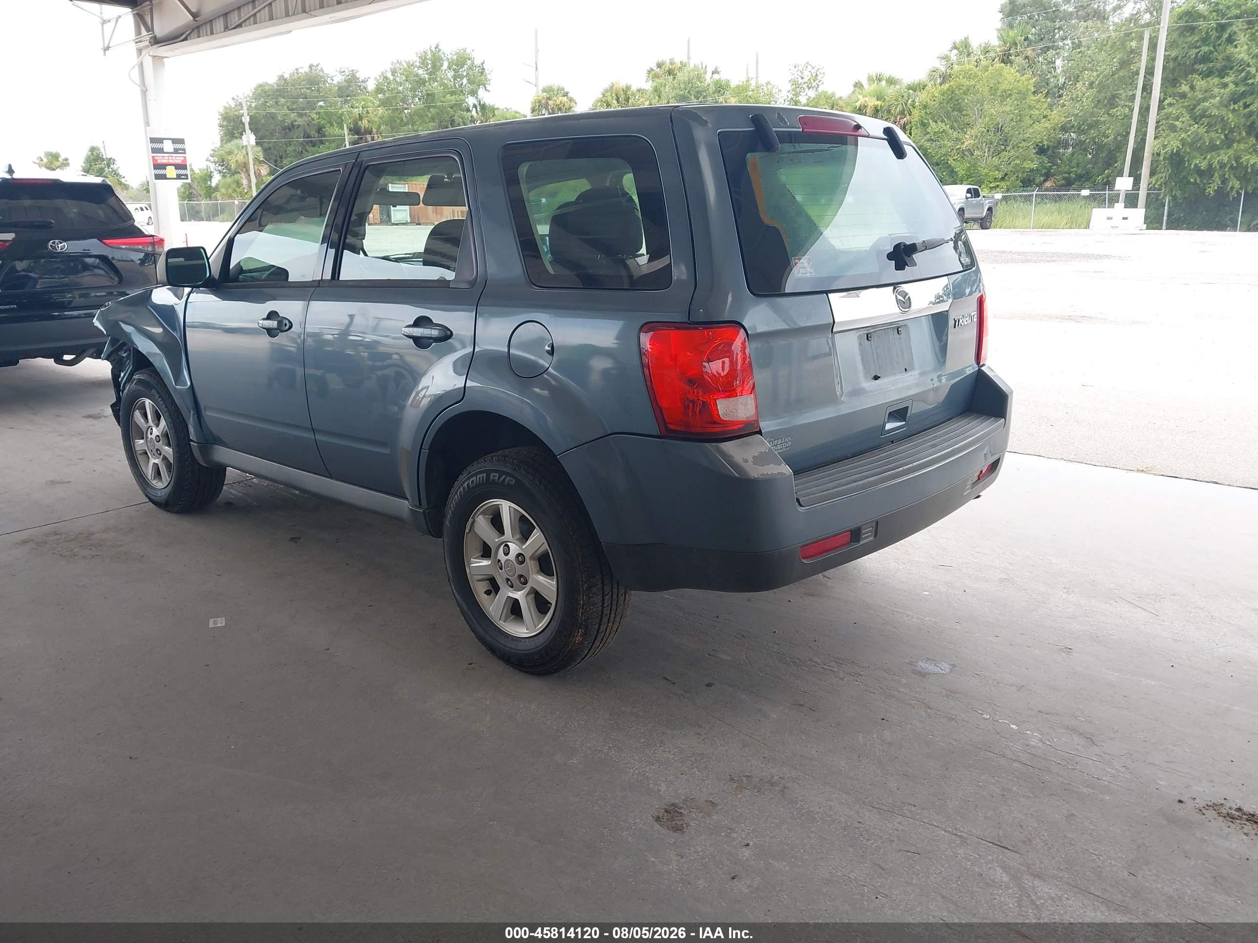 2011 Mazda Tribute I Sport Синий vin: 4F2CY0C74BKM00651