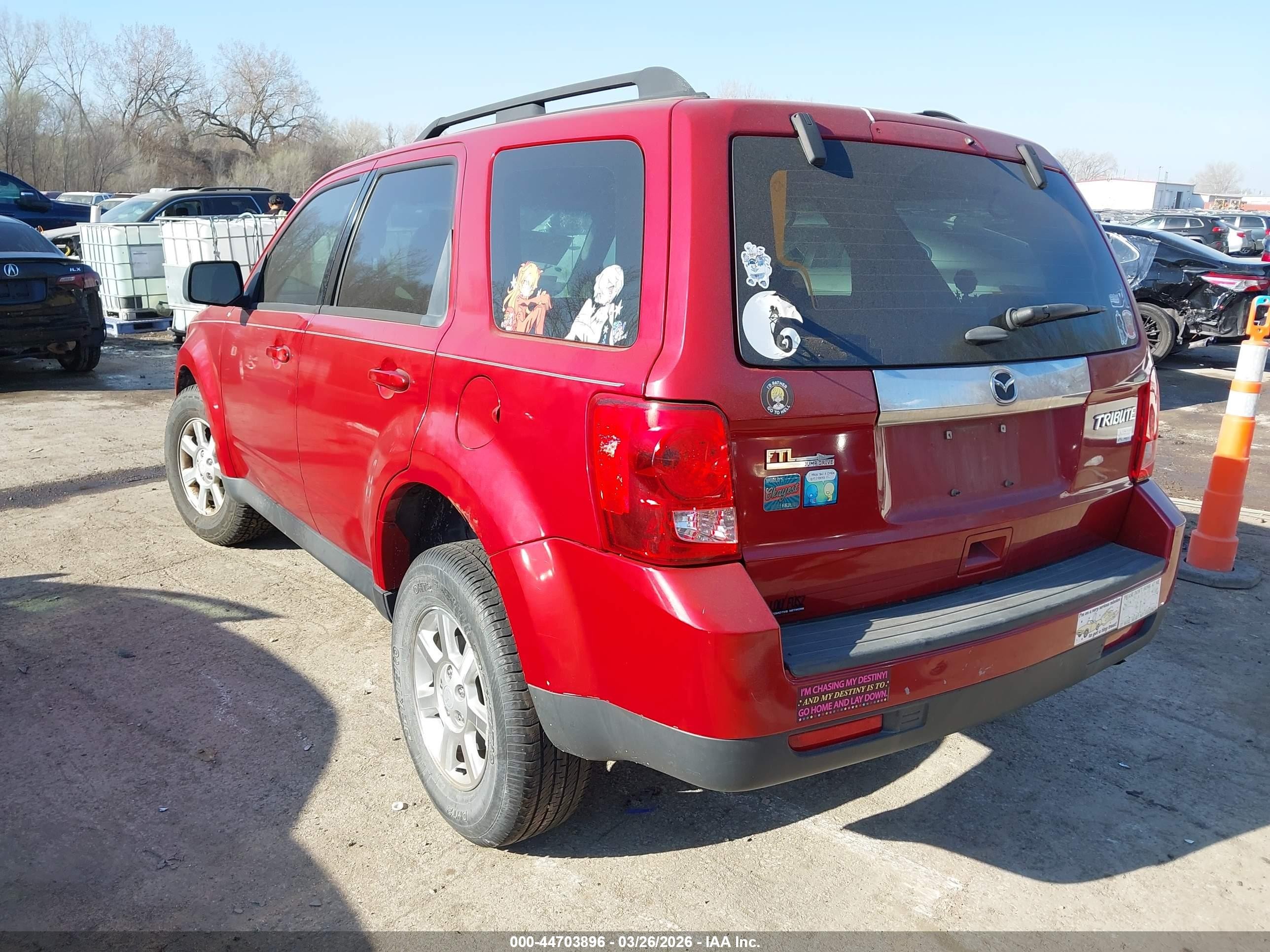 2011 Mazda Tribute I Sport Red vin: 4F2CY0C75BKM03302
