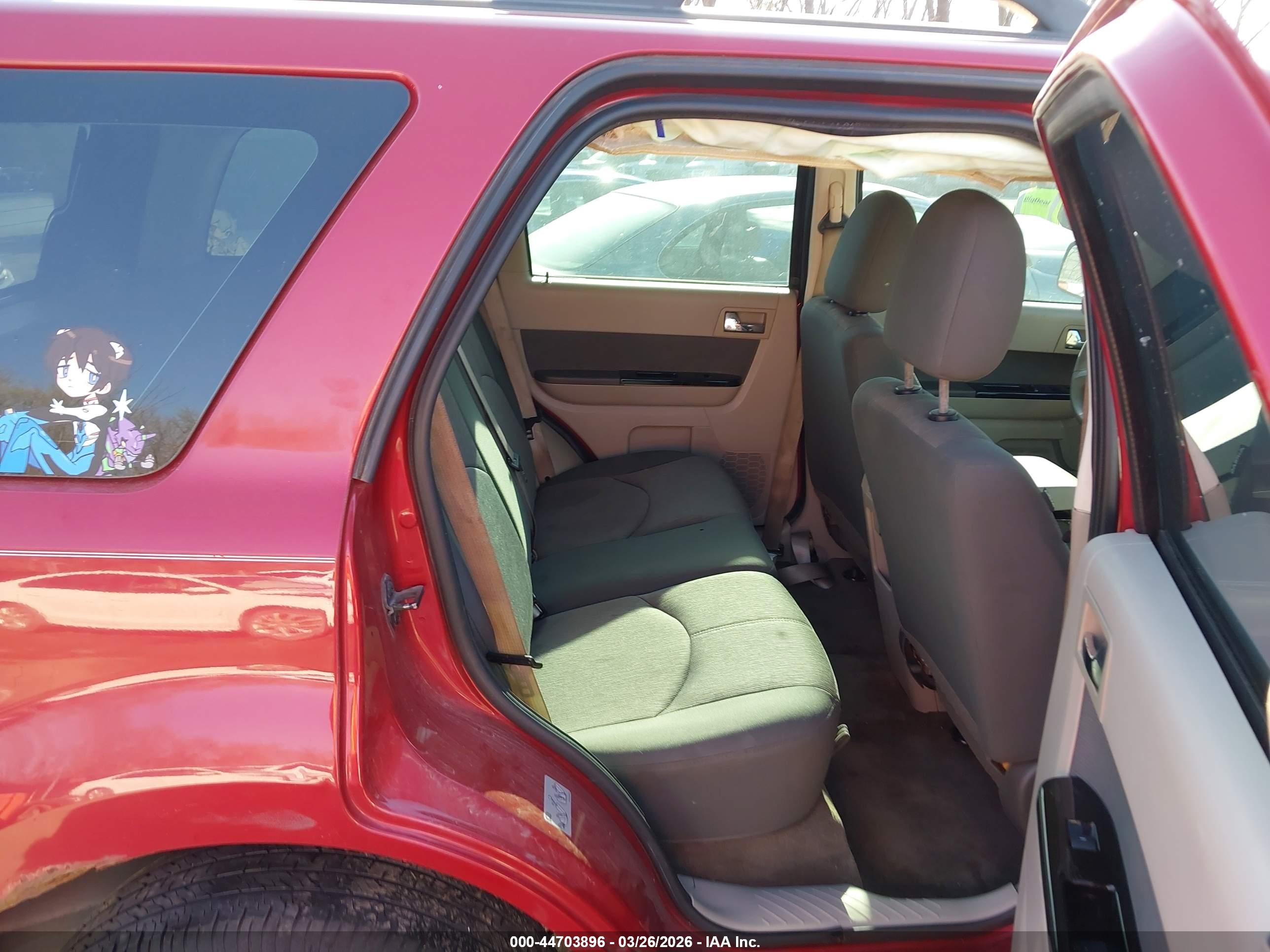 2011 Mazda Tribute I Sport Red vin: 4F2CY0C75BKM03302