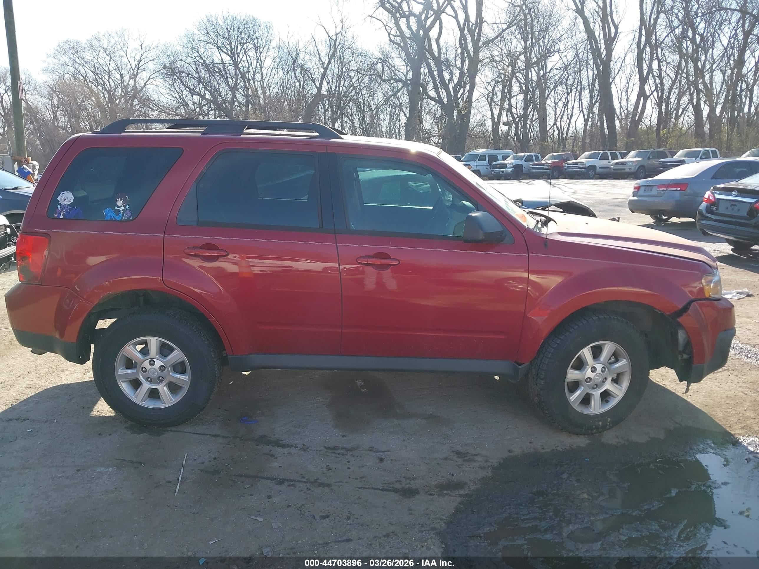 2011 Mazda Tribute I Sport Red vin: 4F2CY0C75BKM03302