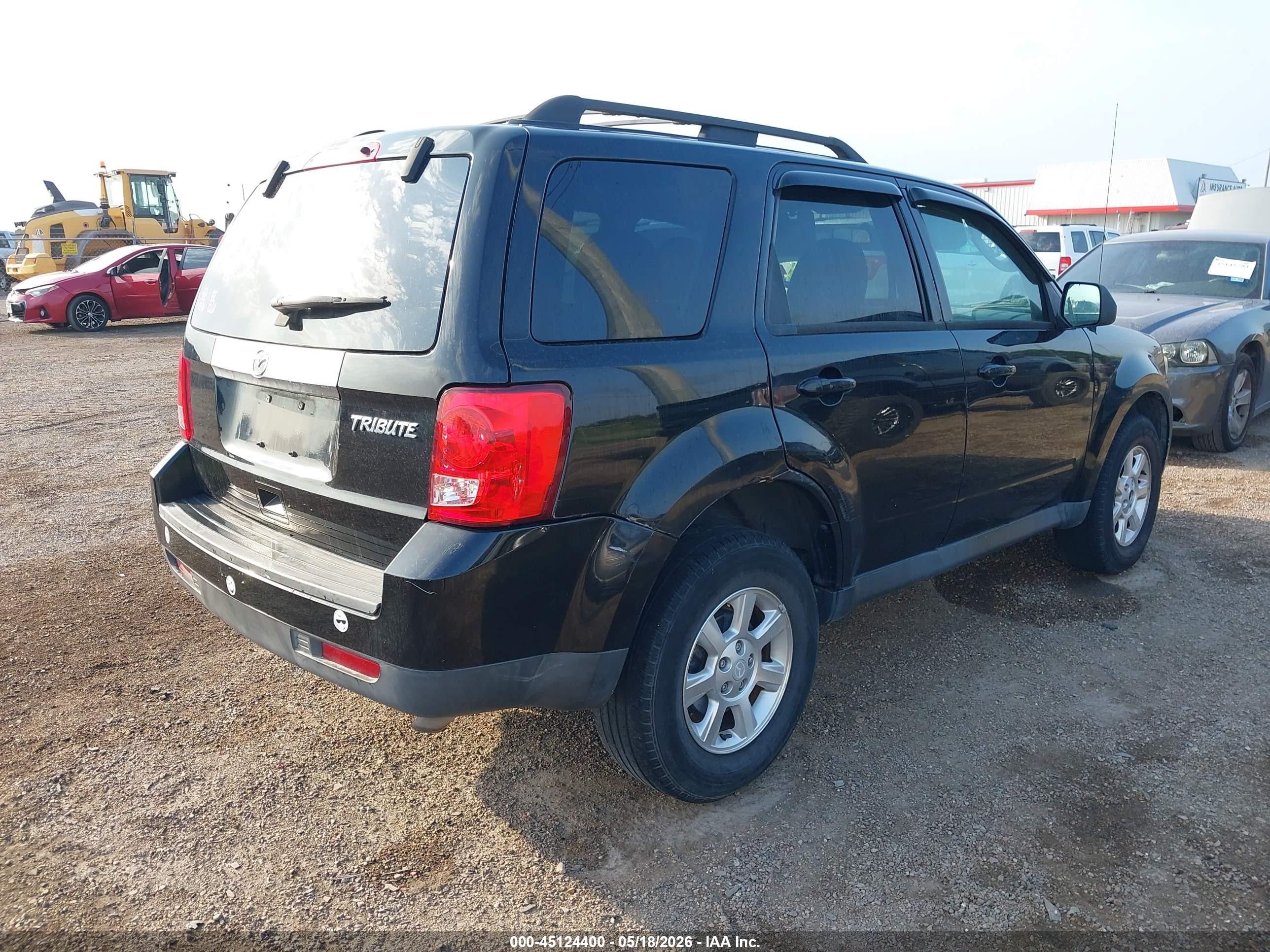 2010 Mazda Tribute I Touring Black vin: 4F2CY0C76AKM08149