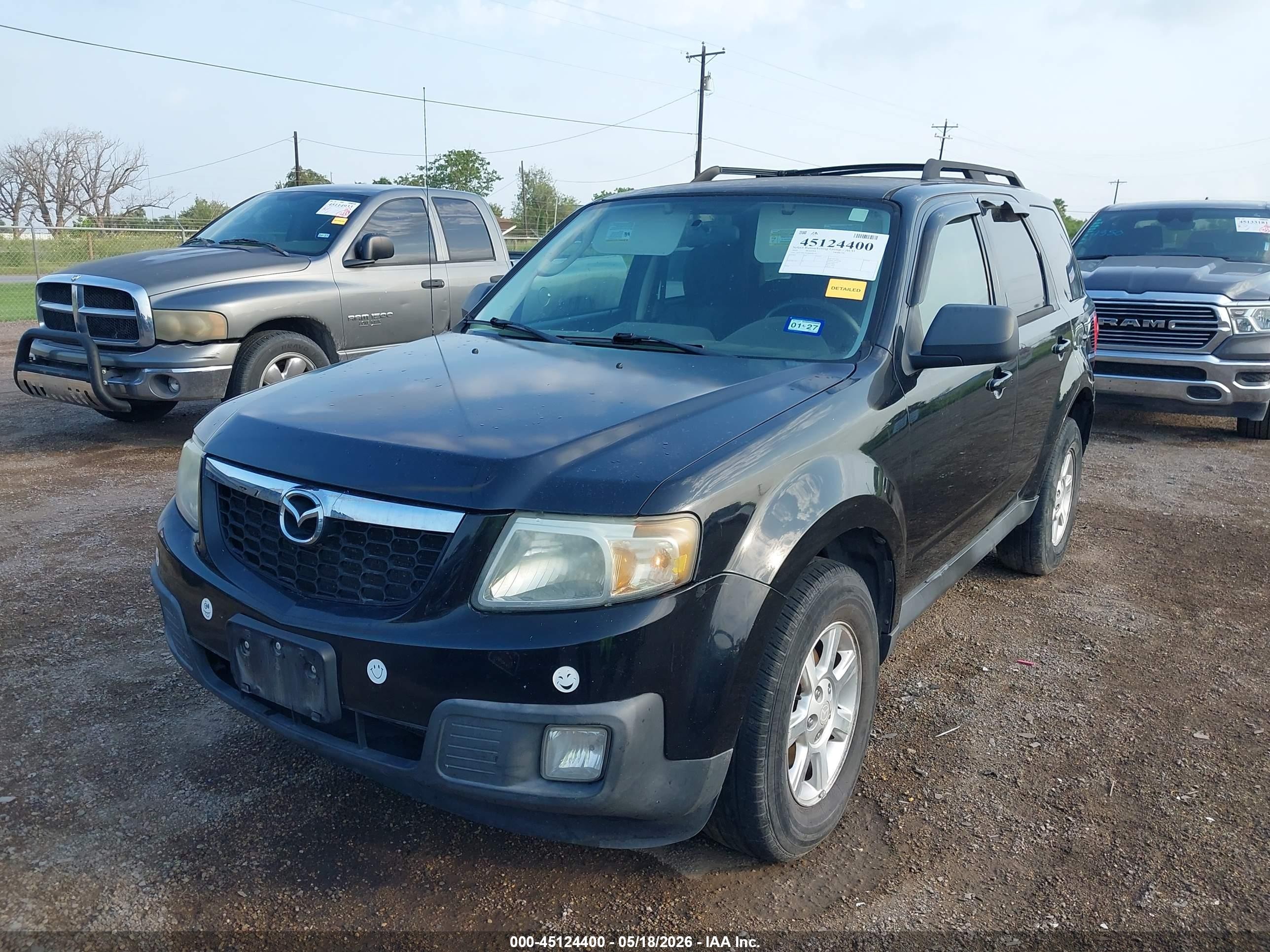 2010 Mazda Tribute I Touring Black vin: 4F2CY0C76AKM08149