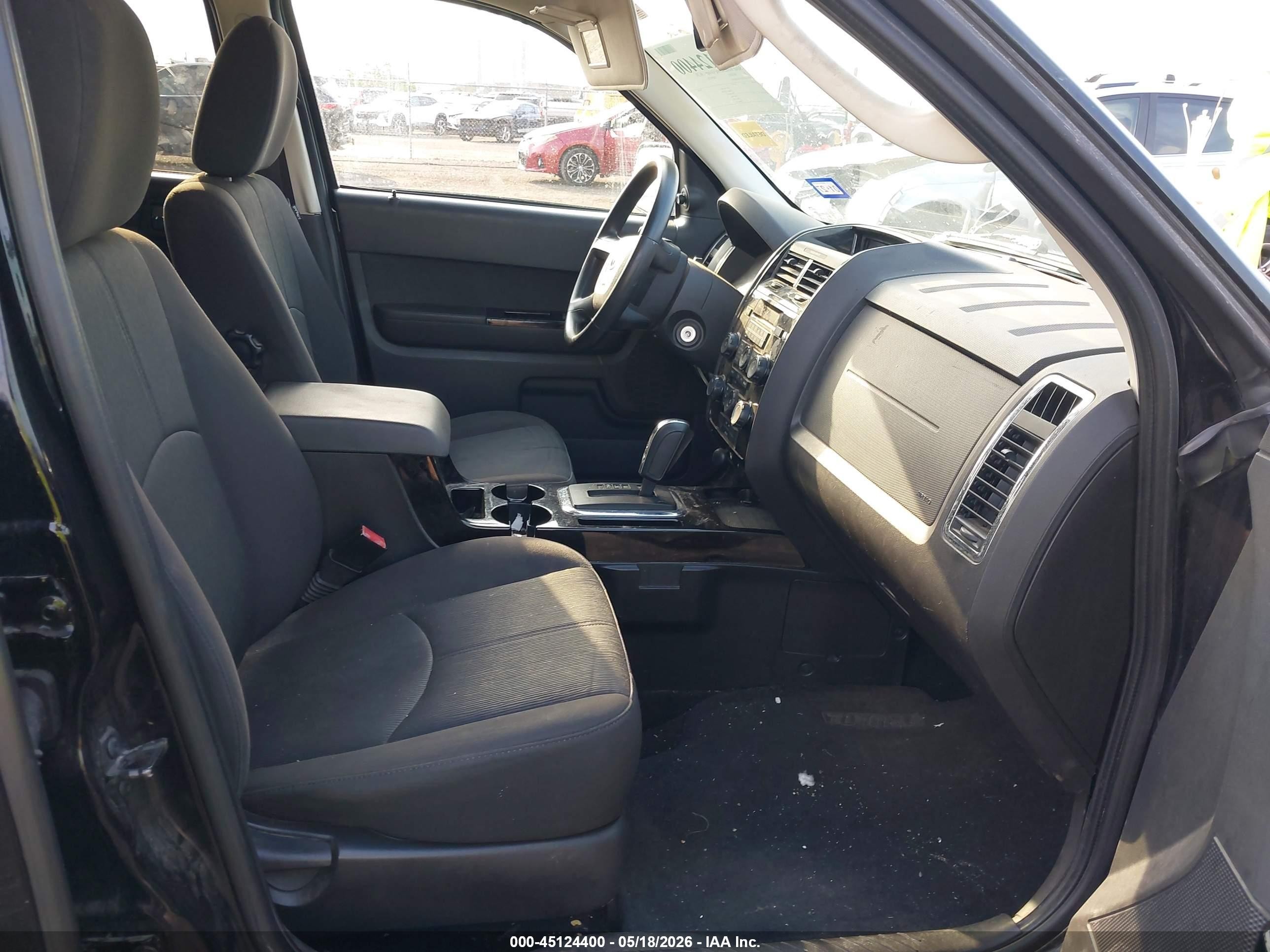 2010 Mazda Tribute I Touring Black vin: 4F2CY0C76AKM08149