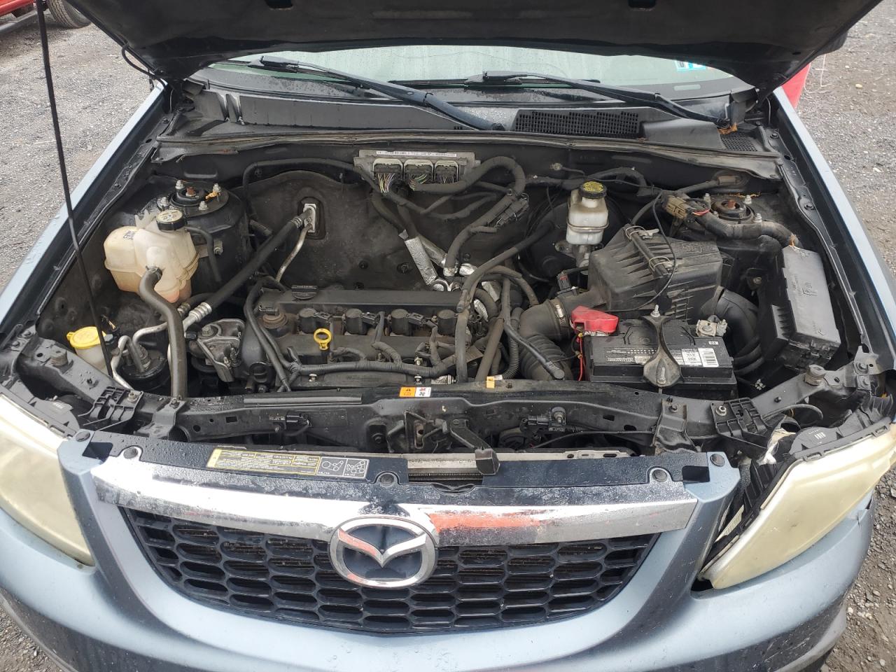 2011 Mazda Tribute I Синий vin: 4F2CY0C76BKM02885