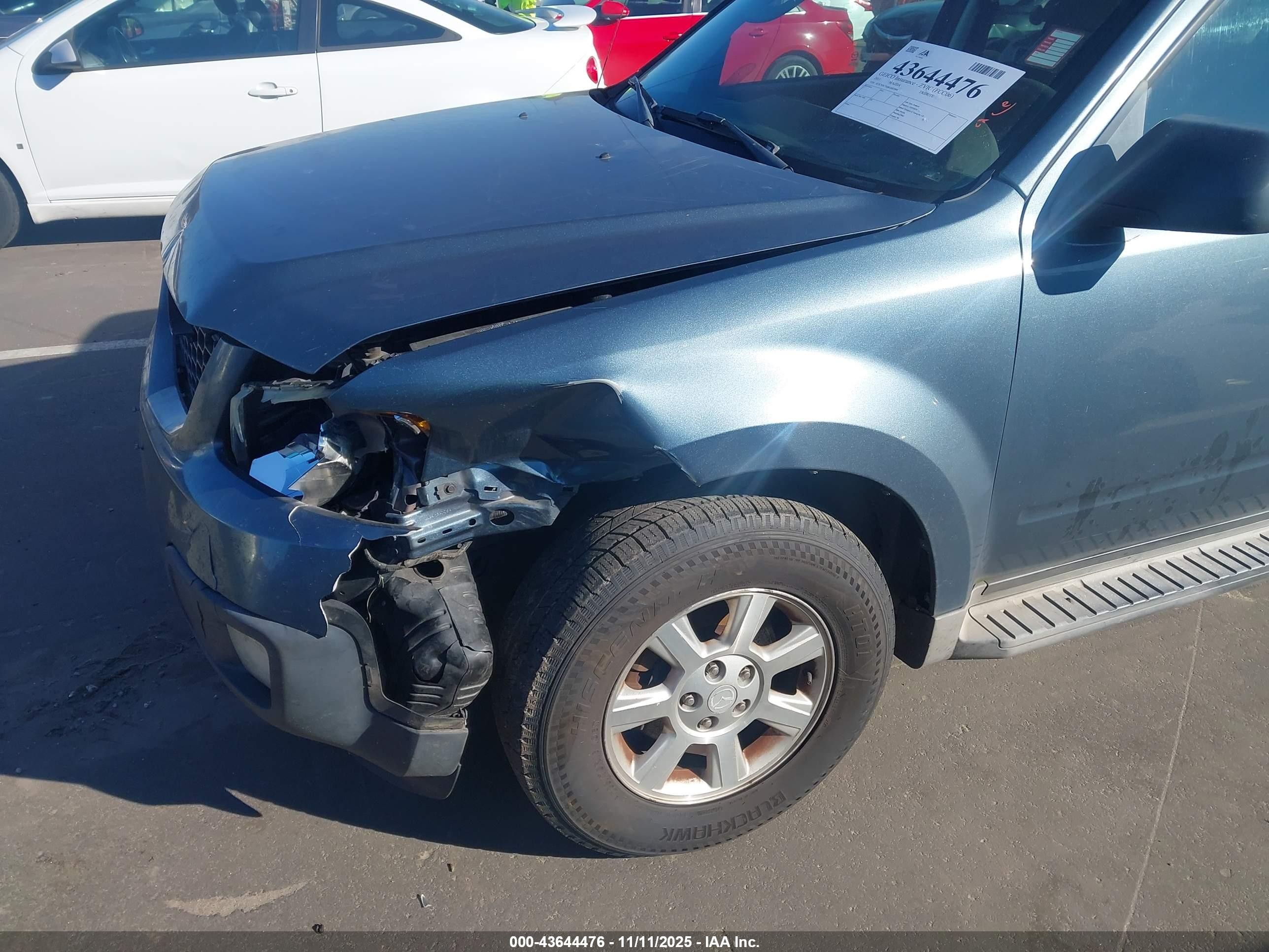 2011 Mazda Tribute I Sport Blue vin: 4F2CY0C76BKM02904